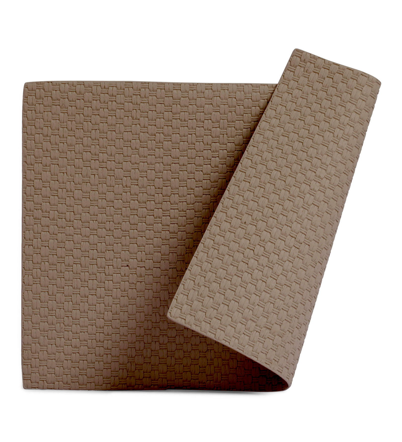 Canvas Solid Dining Table Mat Light Beige