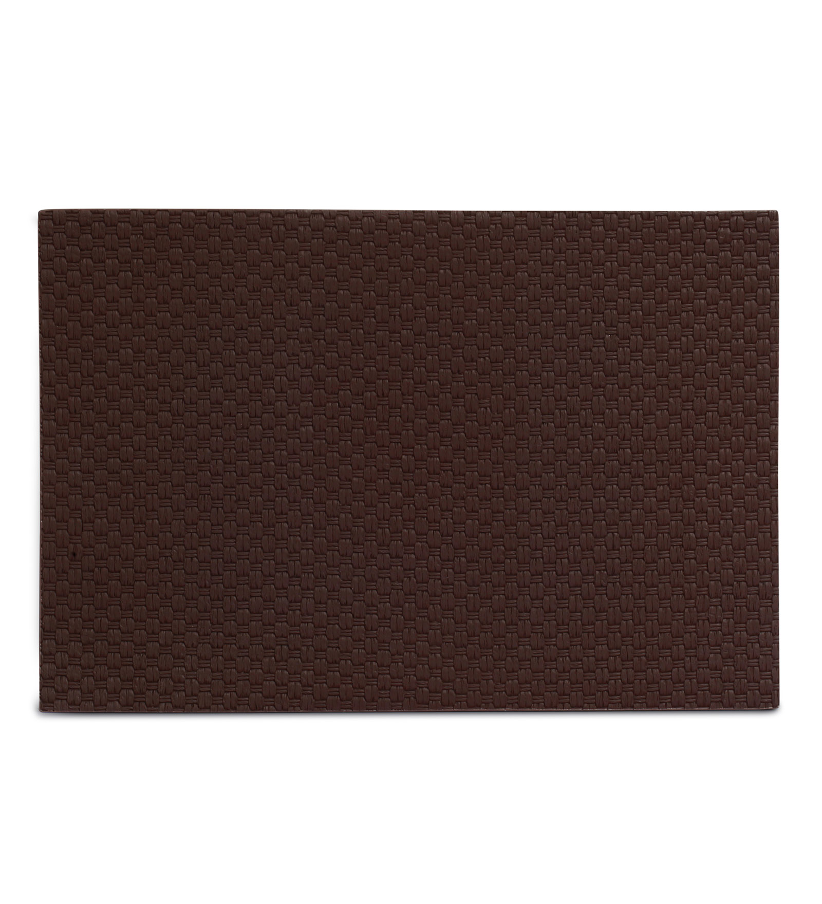 Canvas Solid Dining Table Mat Dark Brown