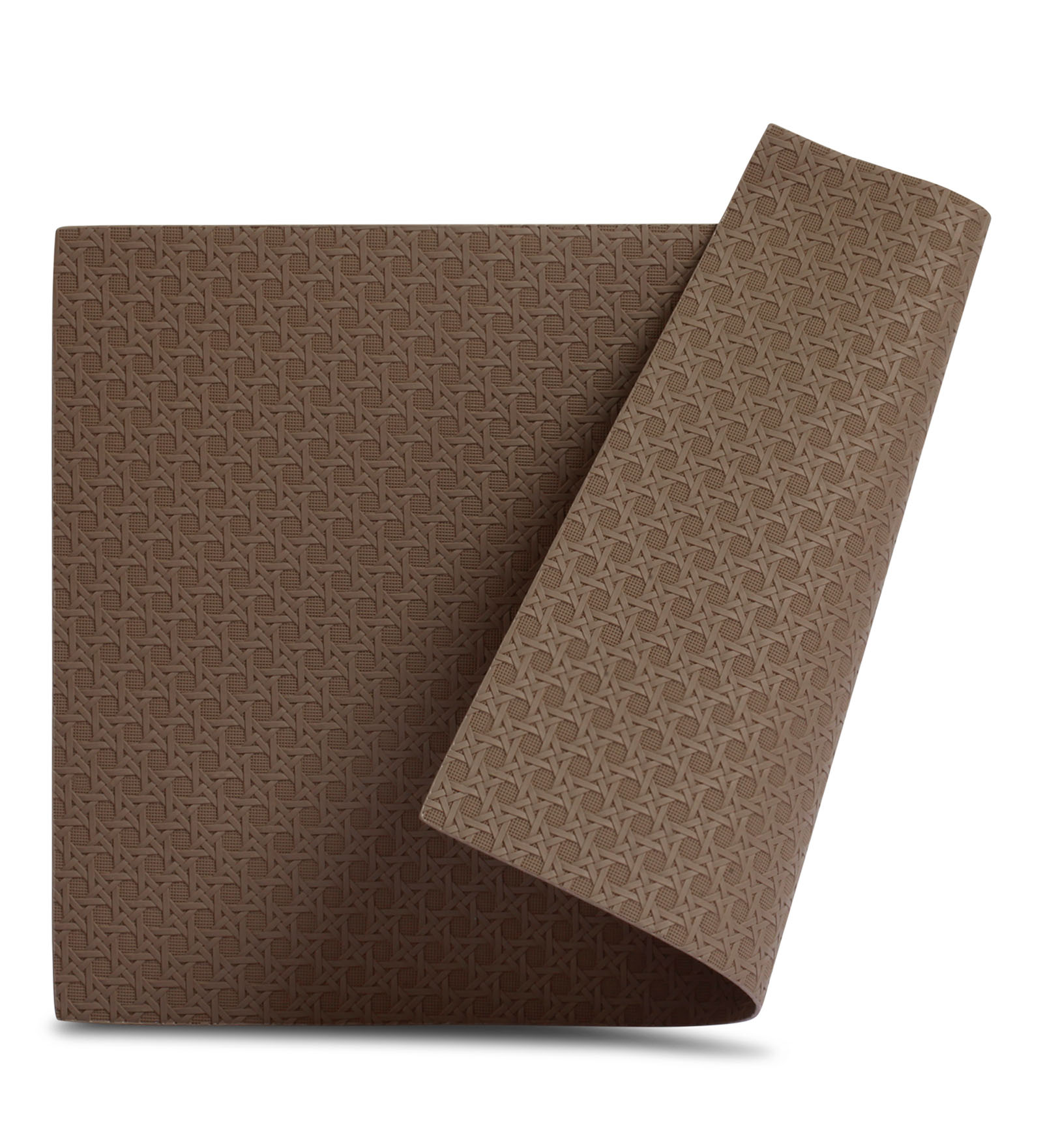 Canvas Solid Dining Table Mat Taupe