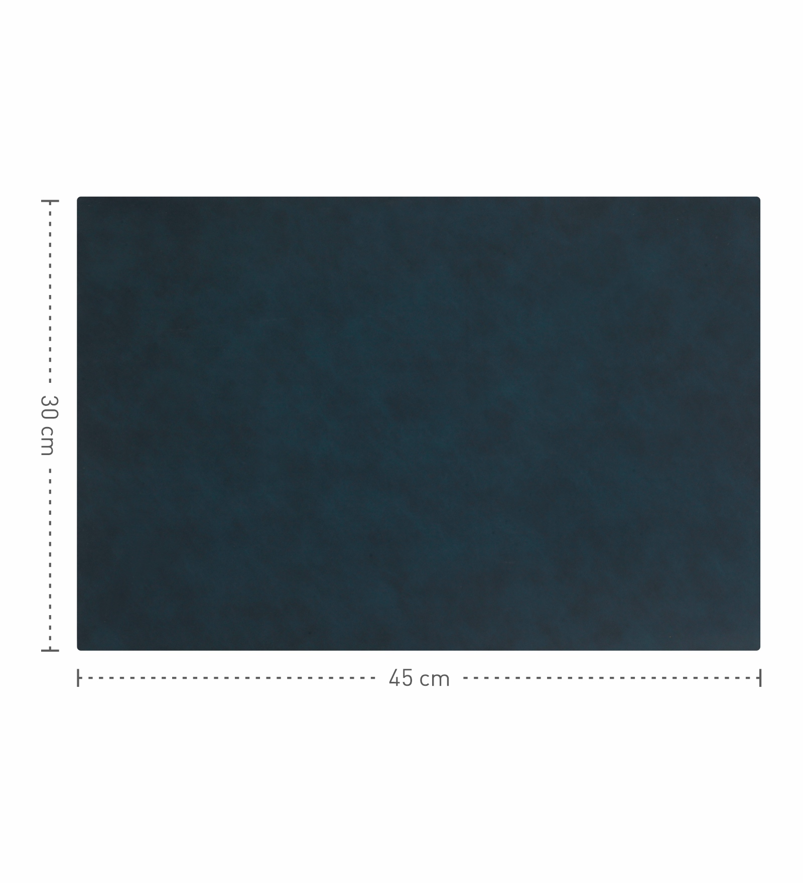 Canvas Solid Dining Table Mat Teal