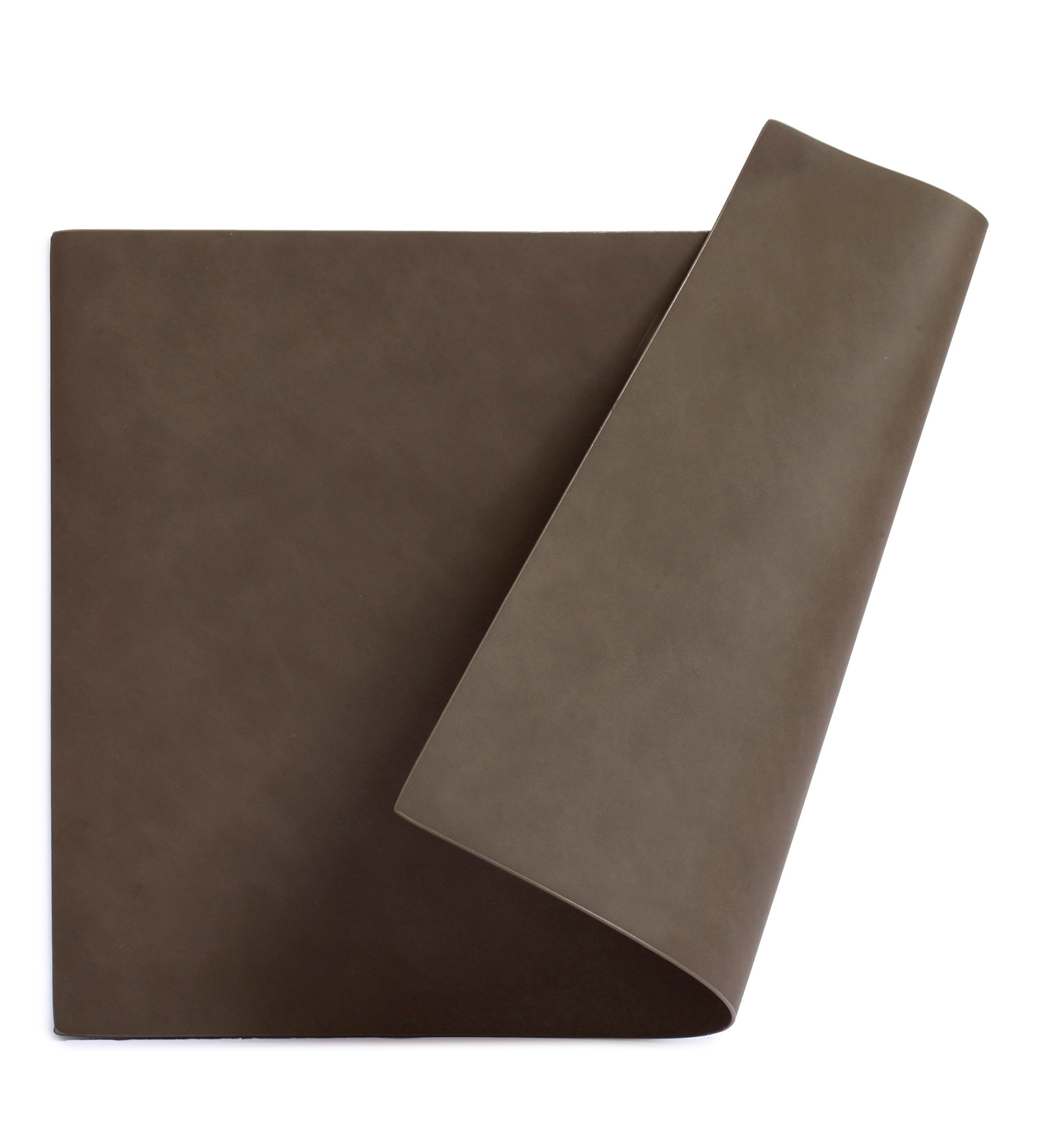 Canvas Solid Dining Table Mat Brown