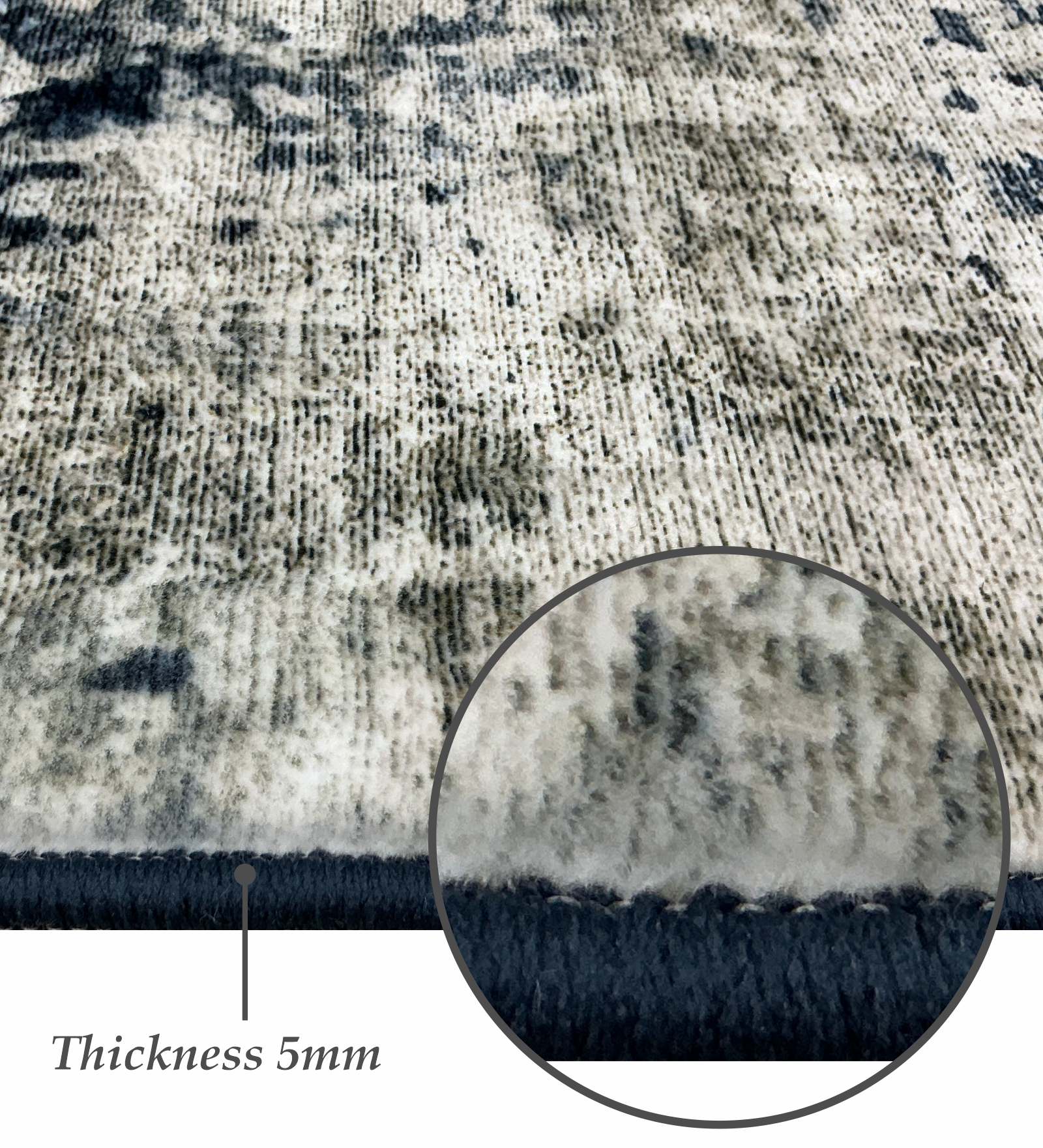 Jura Abstract Carpet Blue