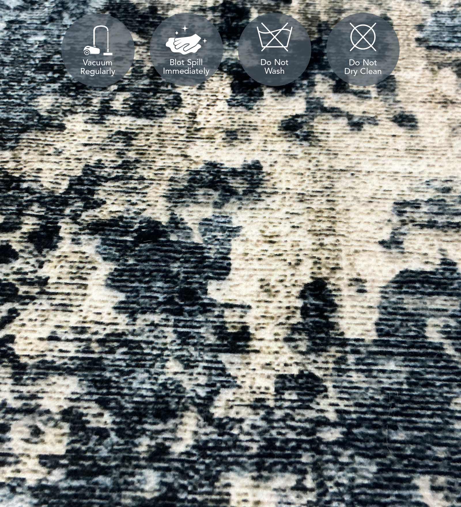 Jura Abstract Carpet Blue