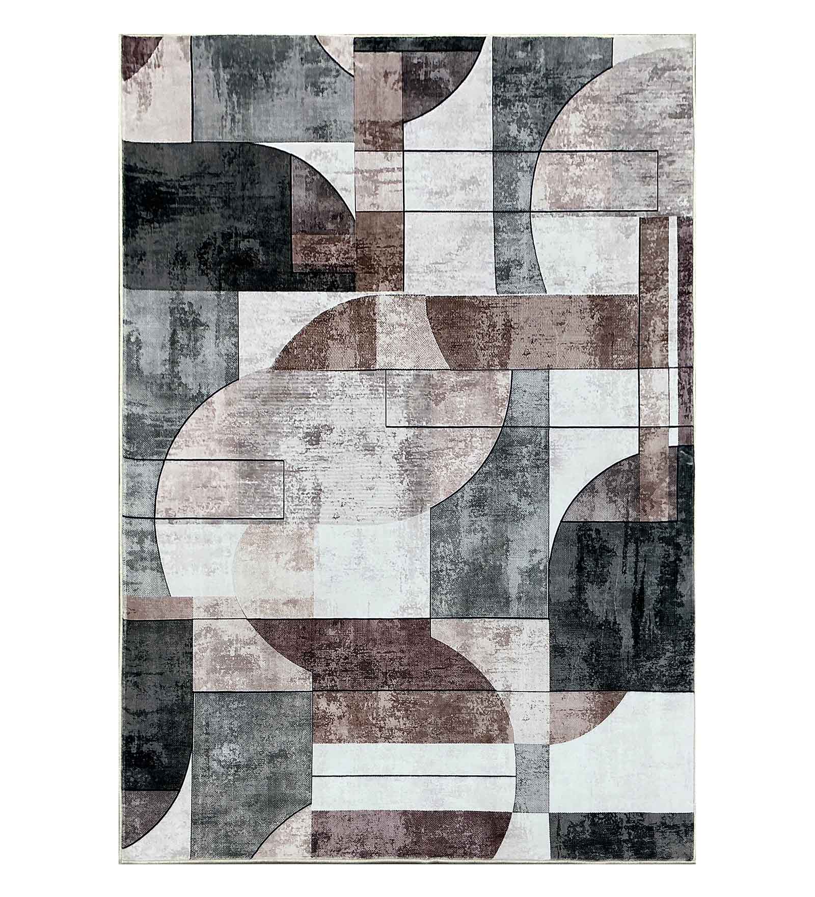 Jura Abstract Carpet Brown and Grey