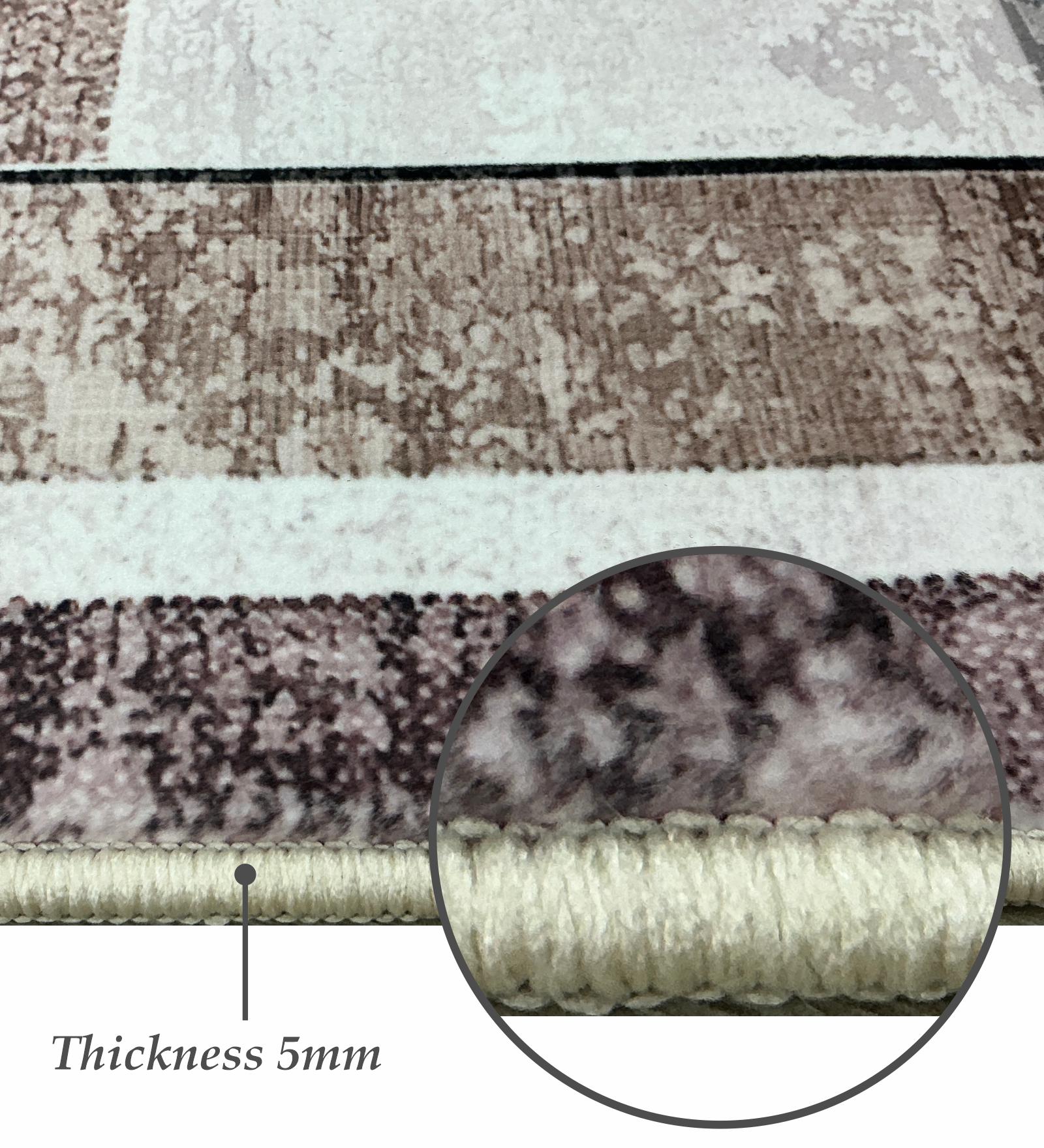 Jura Abstract Carpet Brown and Grey