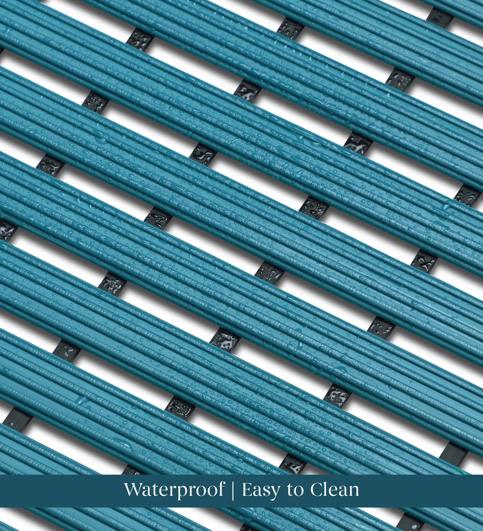 Fredy PVC Shower Mat Teal