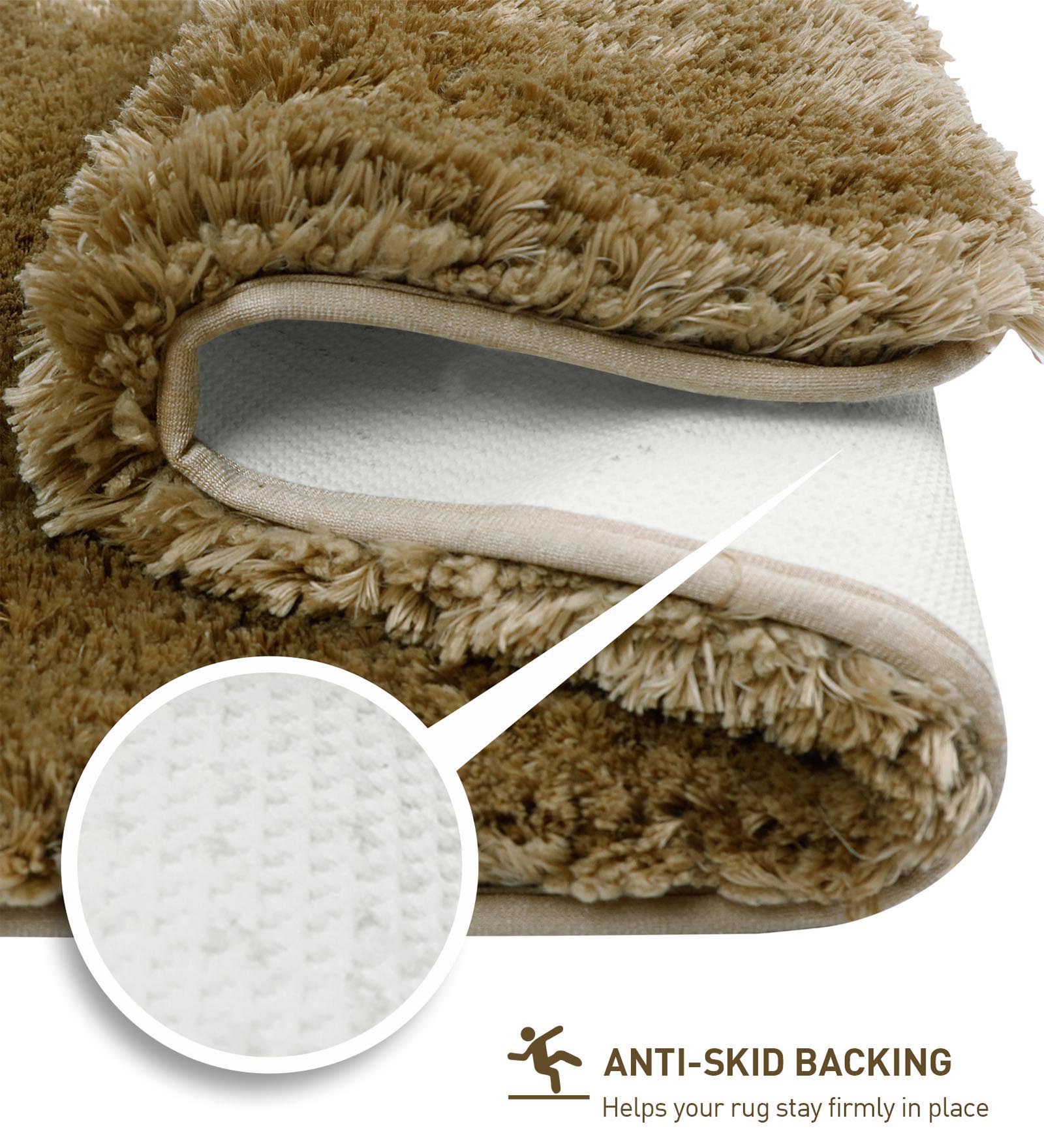 Divino Quick Dry Anti-skid Bath Mat Beige