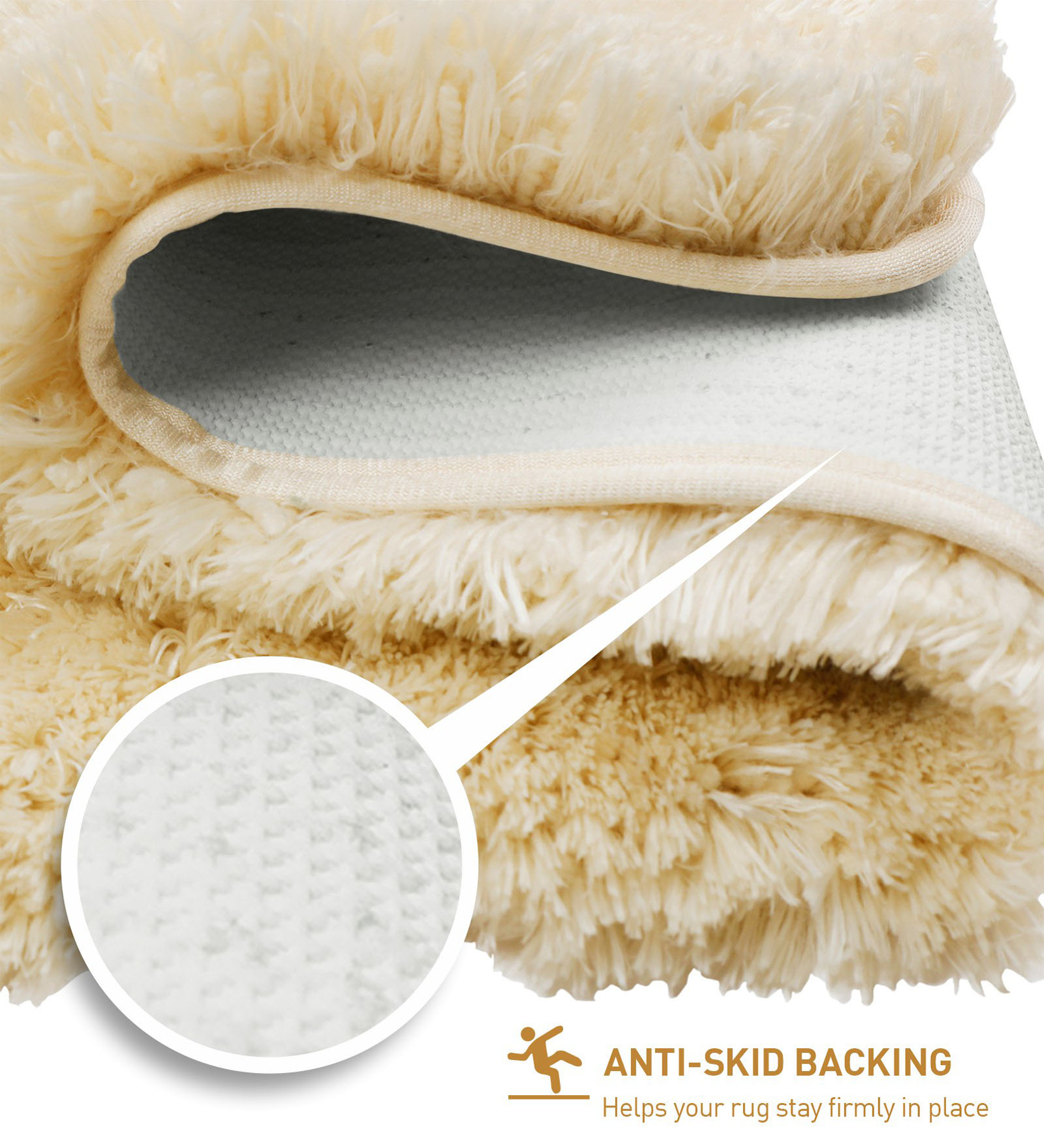 Divino Quick Dry Anti-skid Bath Mat Cream