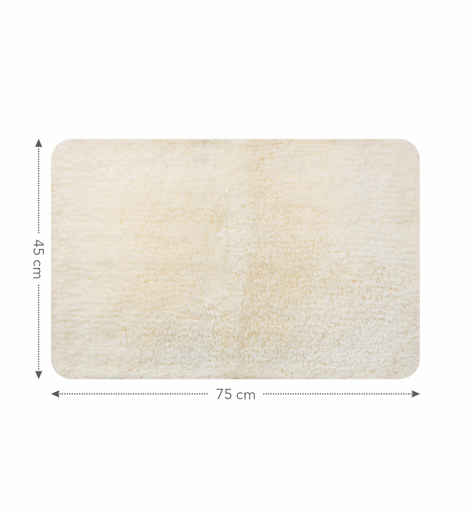 Divino Quick Dry Anti-skid Bath Mat Cream