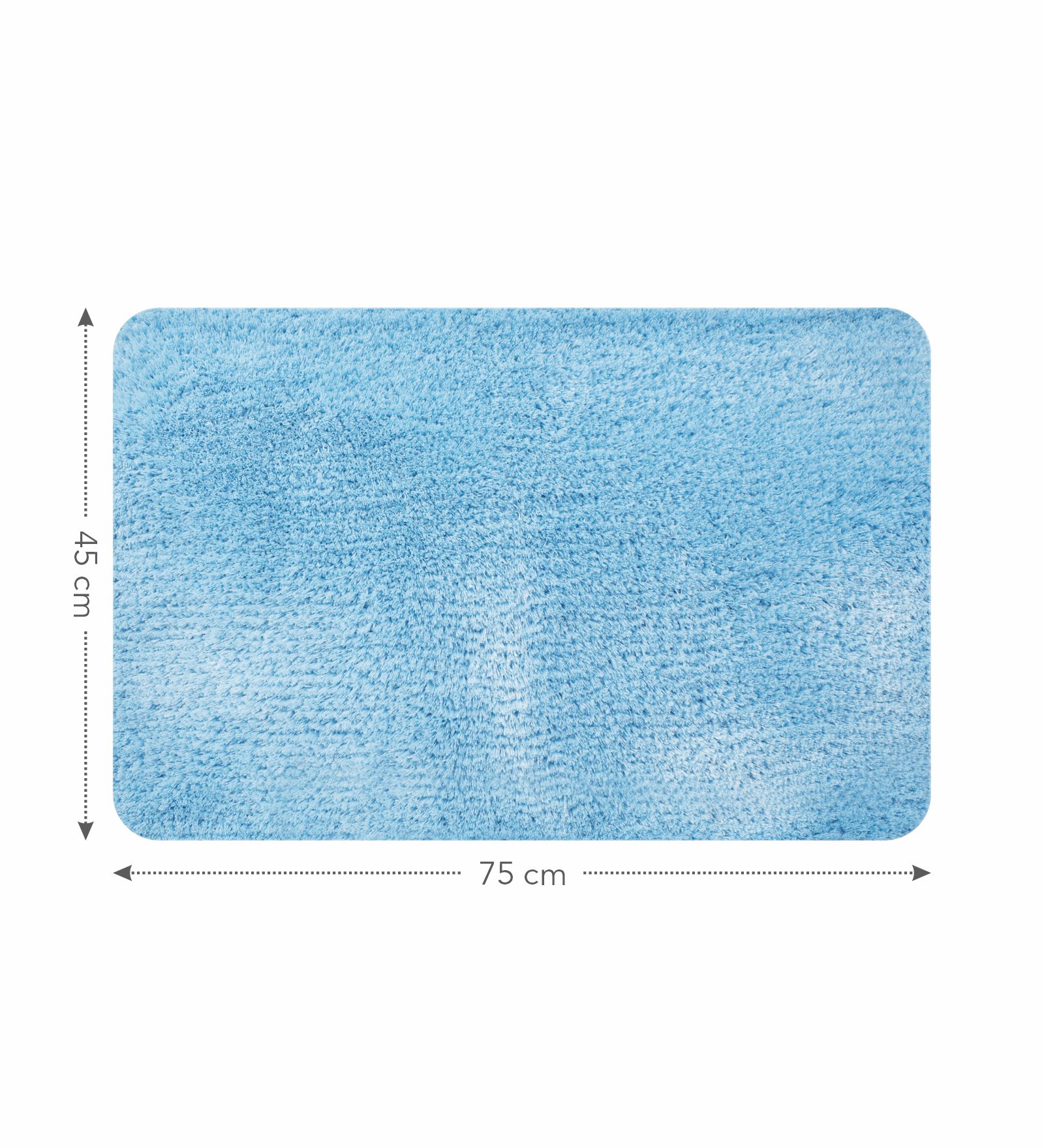 Divino Quick Dry Anti-skid Bath Mat Blue