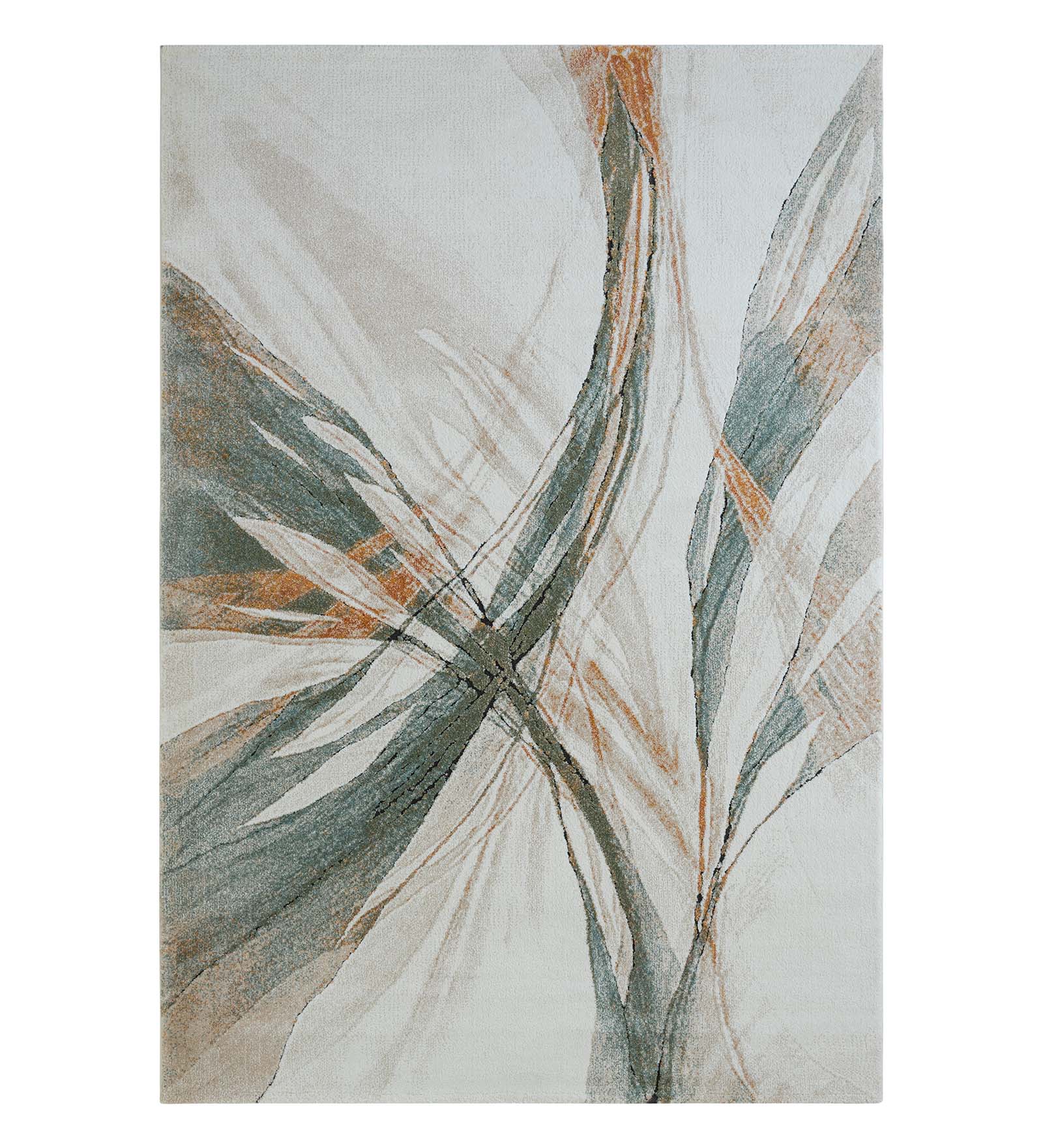 OBSESSIONS Abstract Machine Made Carpet White