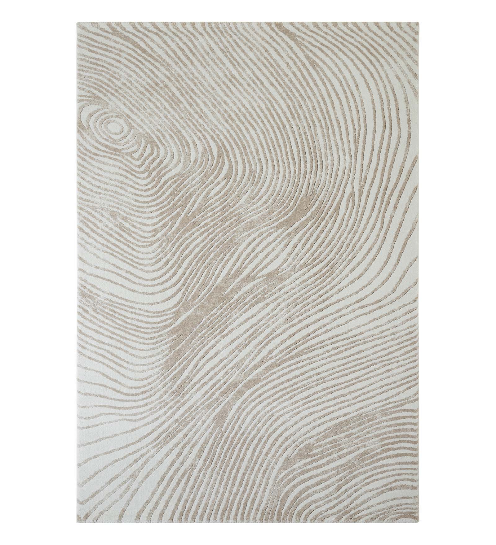 Cyrus Abstract Machine Made Carpet Cream