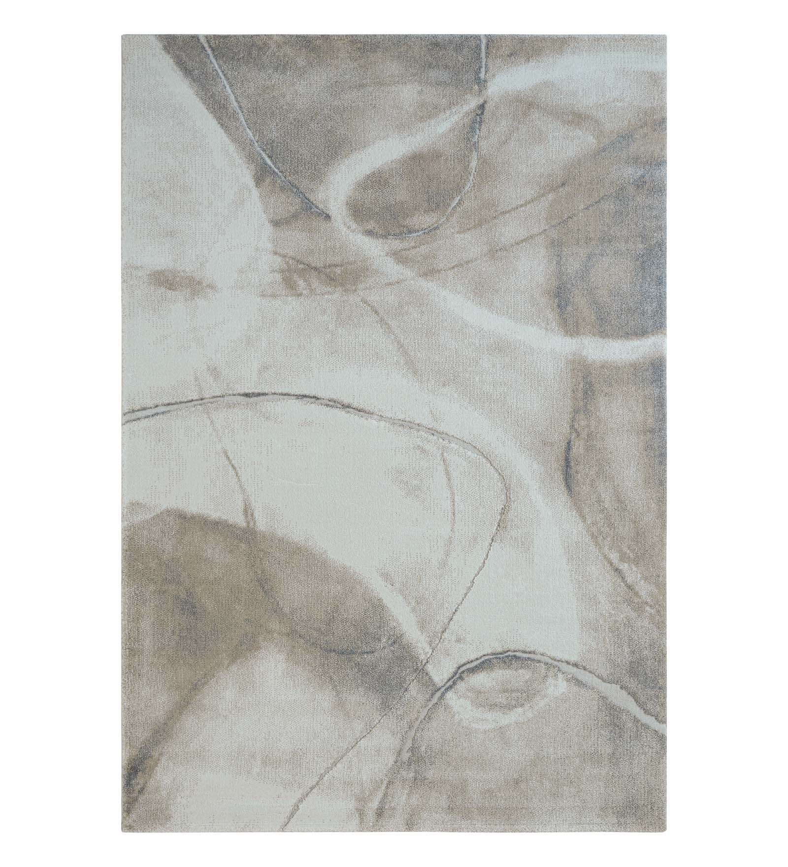 Cyrus Abstract Machine Made Carpet Cream