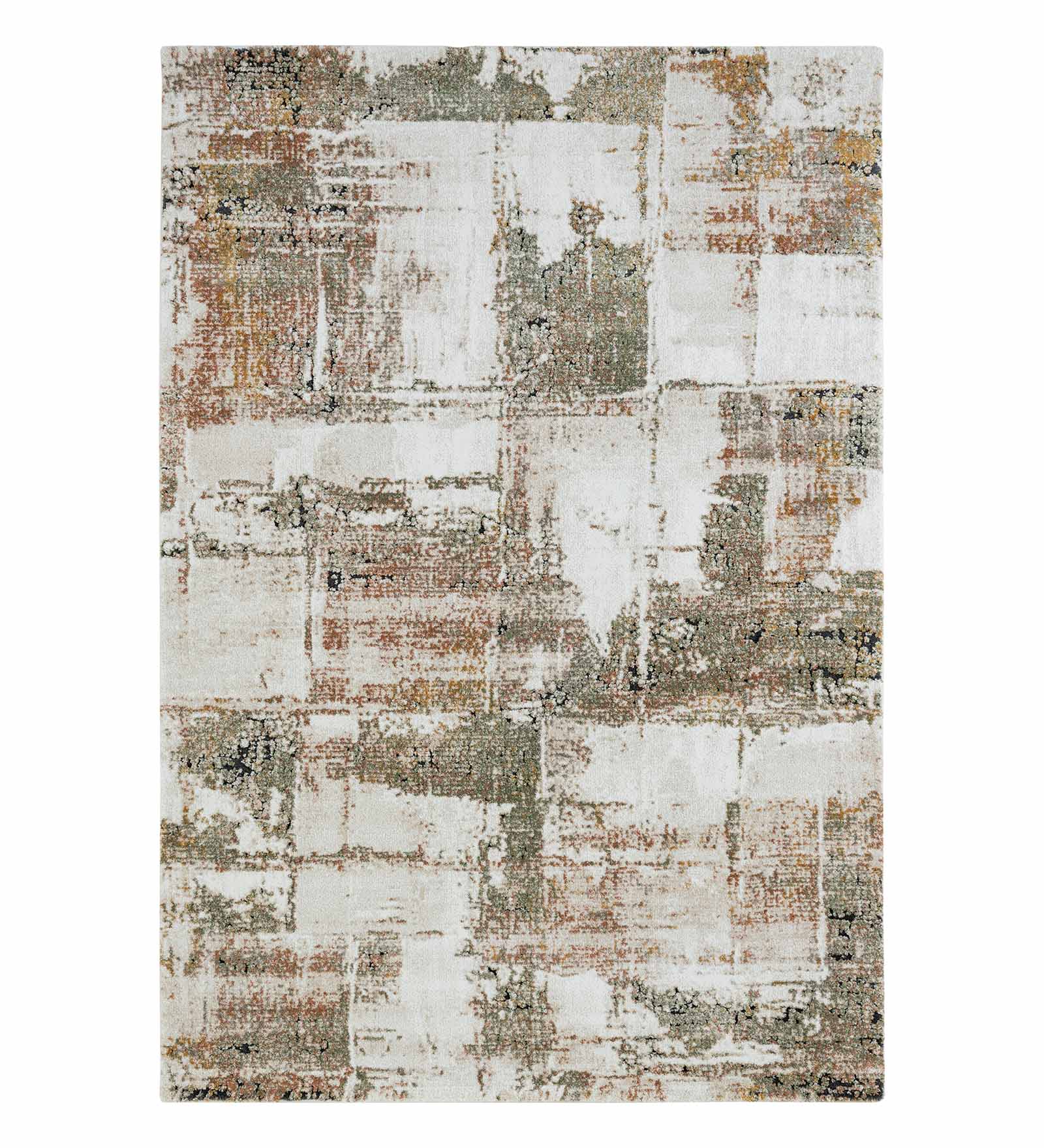 Cyrus Abstract Machine Made Carpet Green