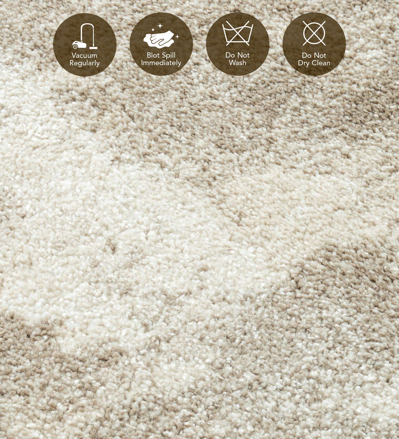 Cyrus Abstract Machine Made Carpet Brown