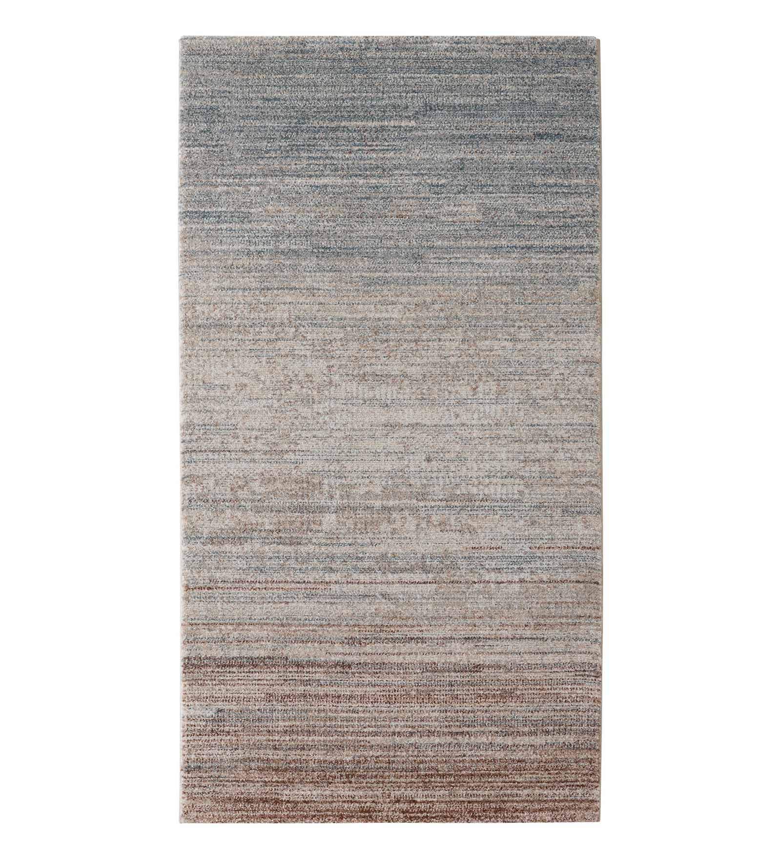 Reverie Abstract Machine Made Runner Brown and Beige