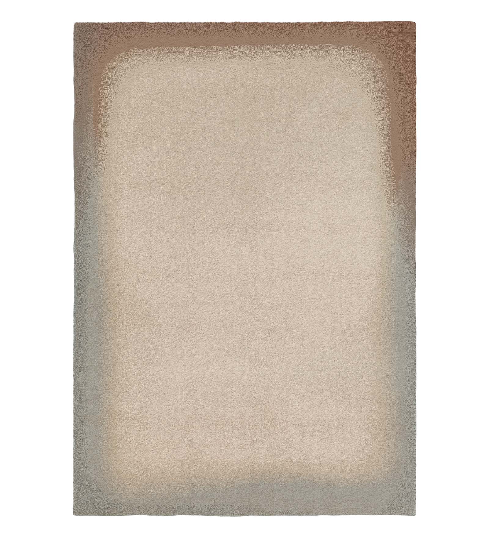 Reverie Solid Machine Made Carpet Beige and Brown