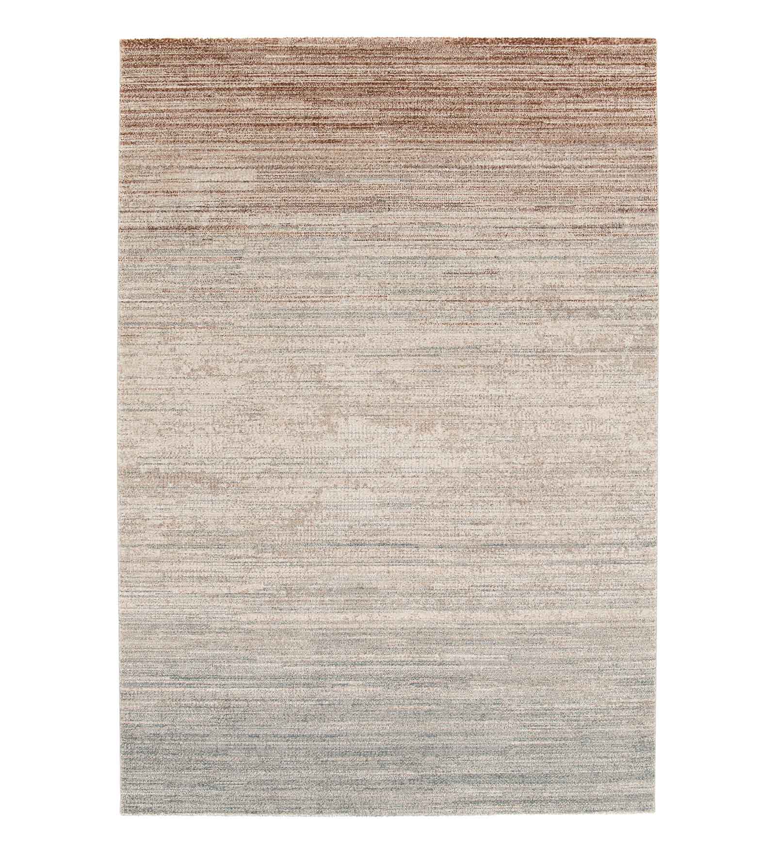 Reverie Abstract Machine Made Carpet Brown and Beige