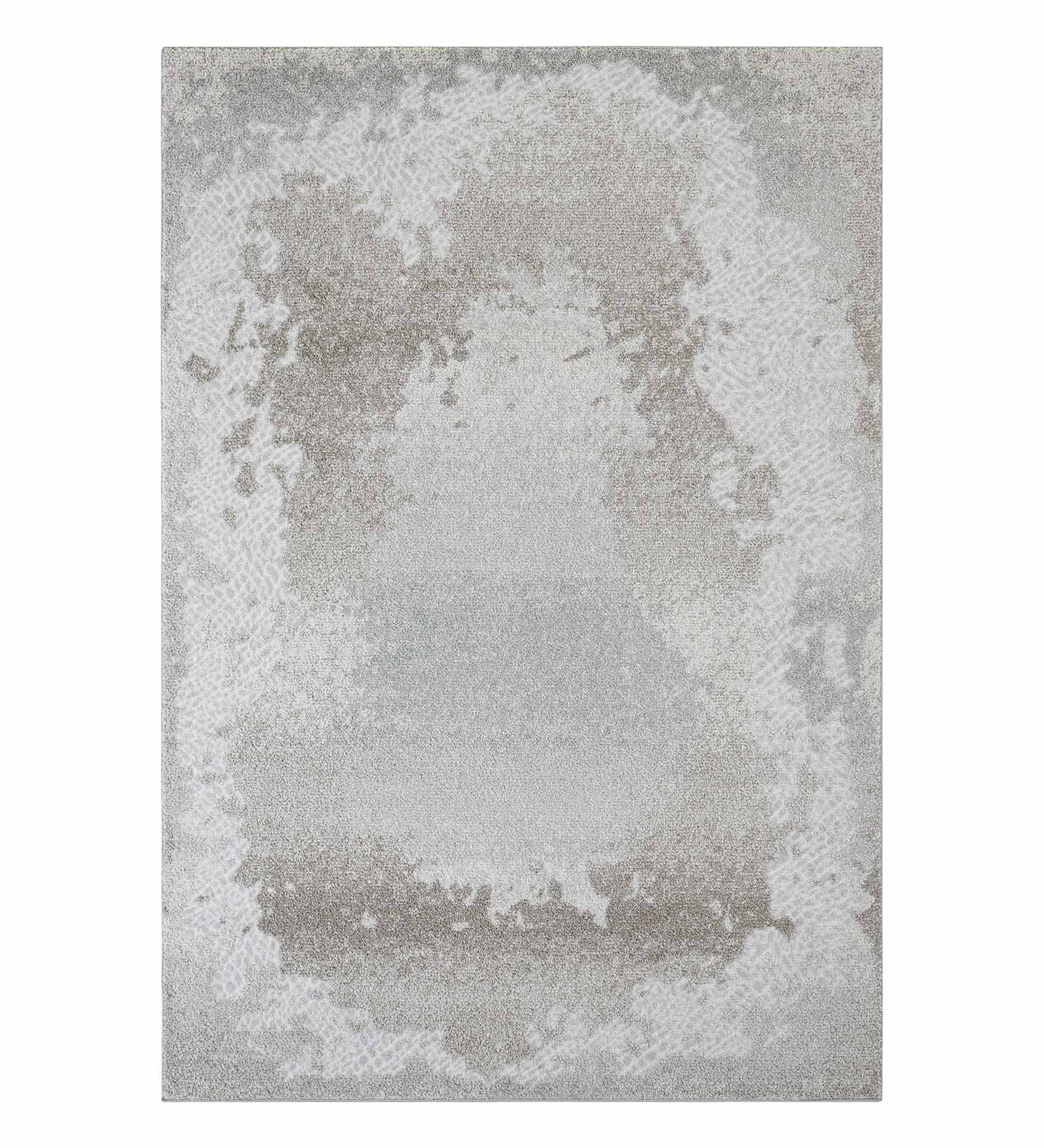 Pine Polyester Abstract Runner Cream