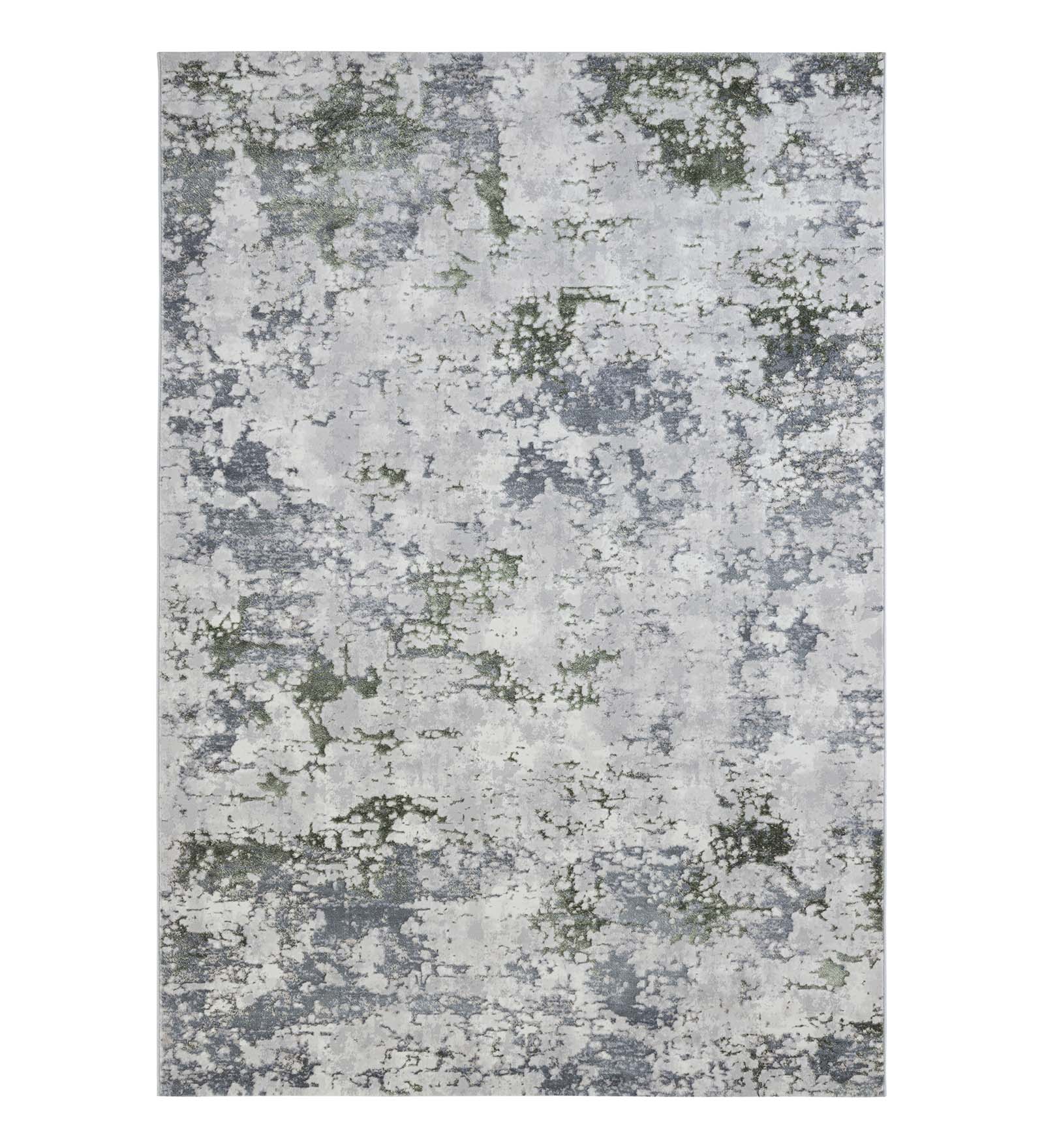 Cuba Polyester Abstract Runner Cream