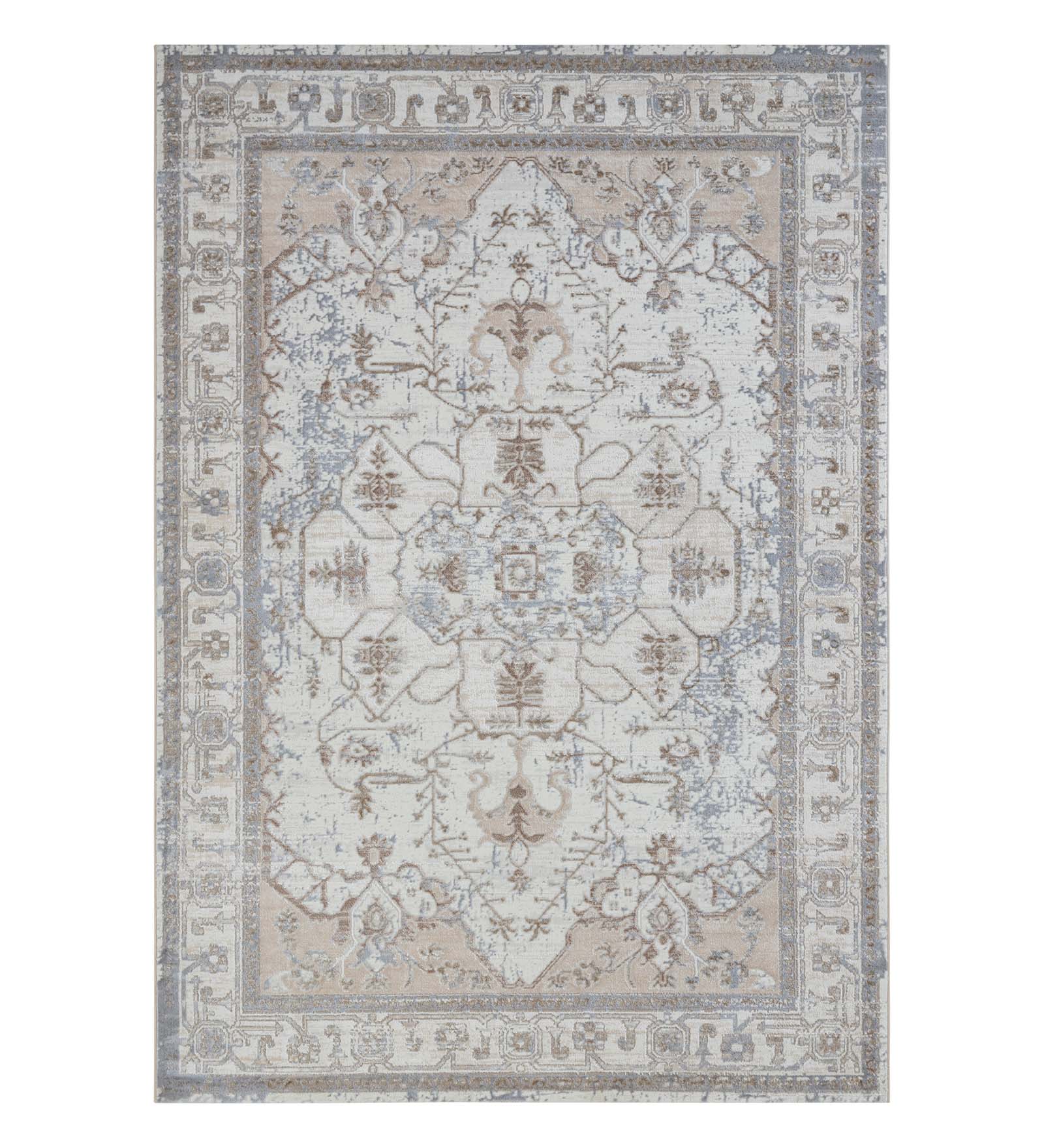Cuba Polyester Classical Carpet Beige