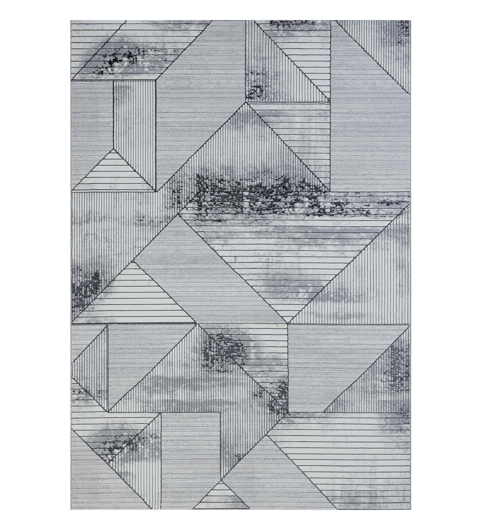 Gul Polyester Abstract Runner Cream