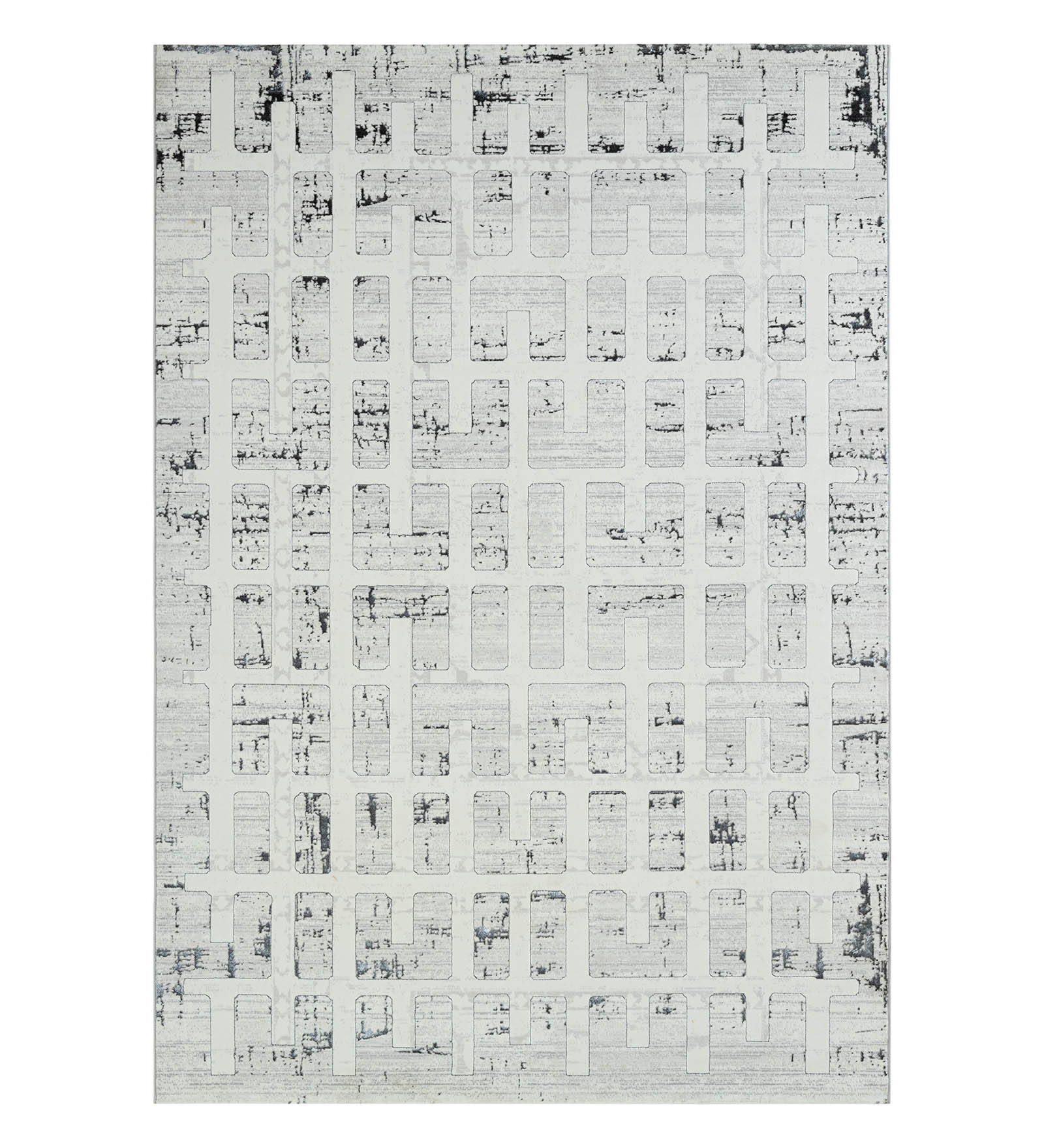 Gul Polyester Abstract Carpet Cream