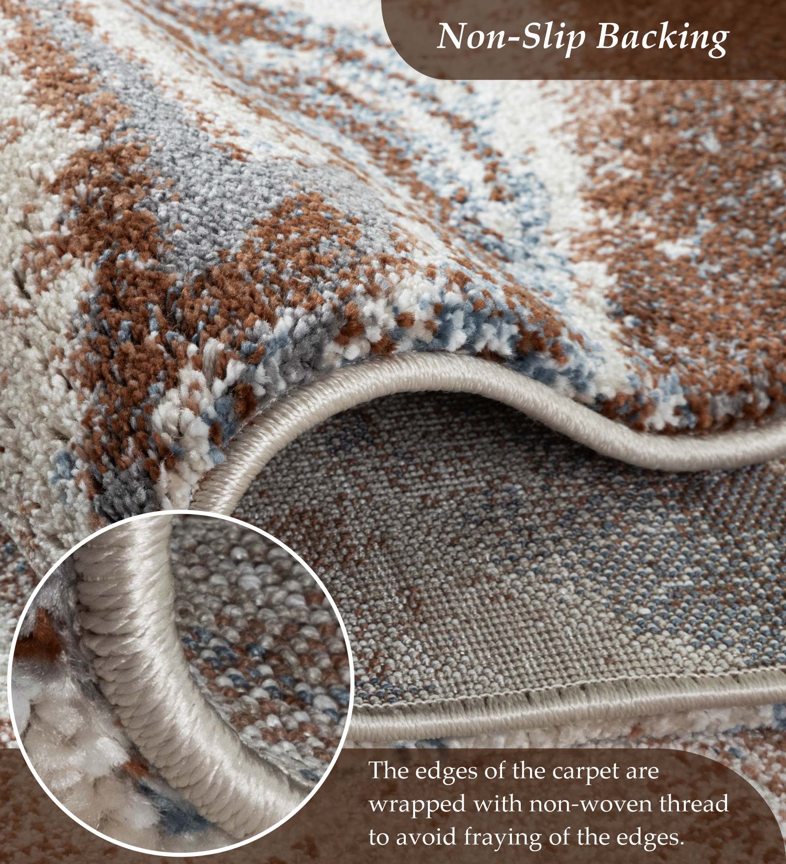 Cyrus Abstract Machine Made Carpet Cream