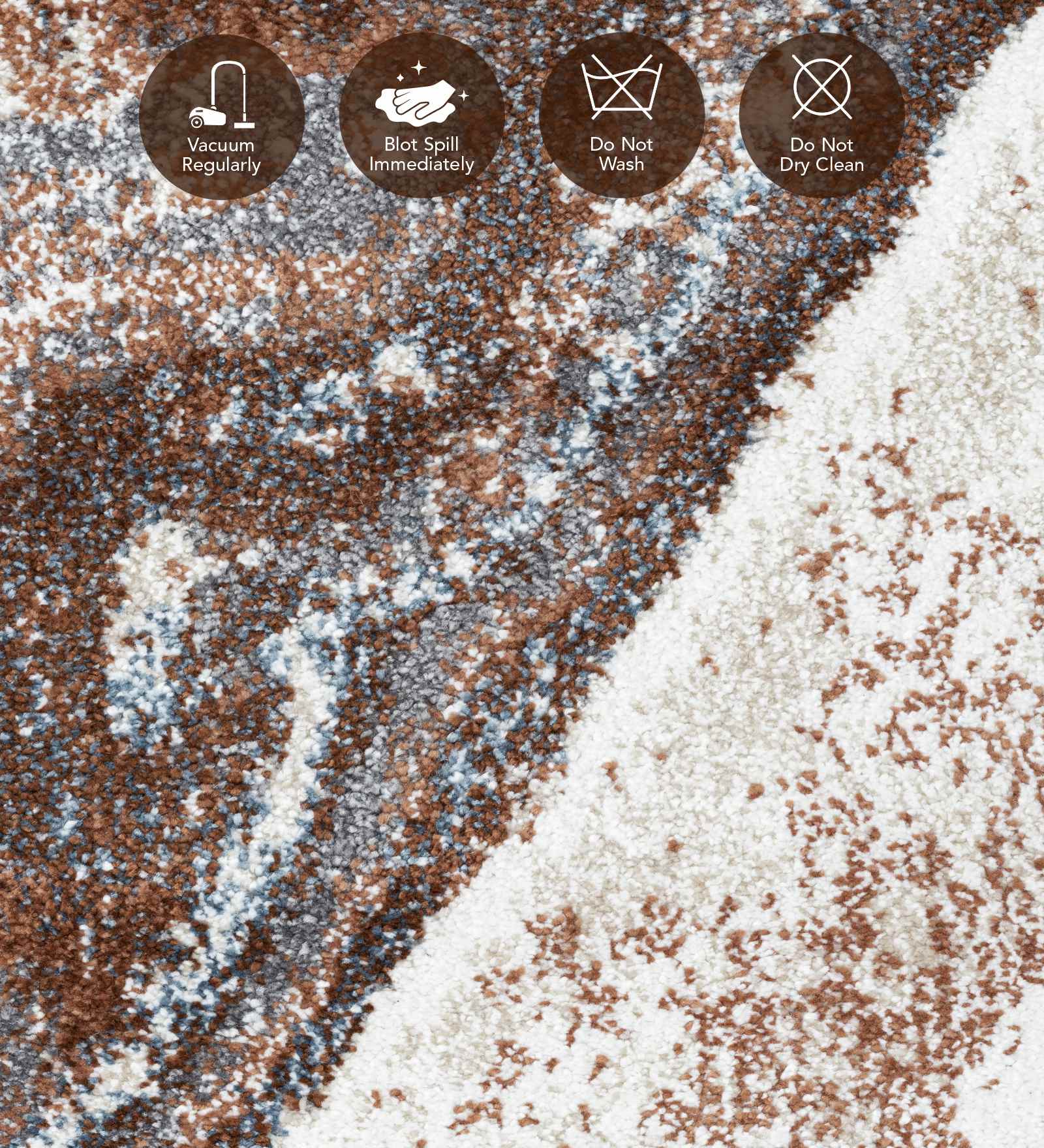 Cyrus Abstract Machine Made Carpet Cream