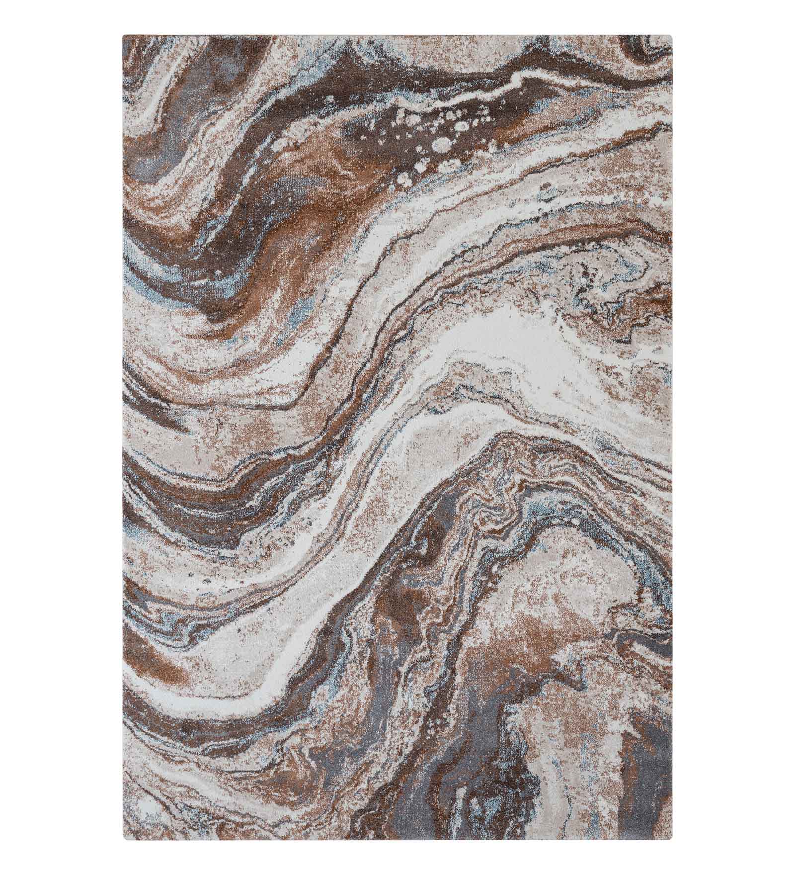 Cyrus Abstract Machine Made Carpet Cream