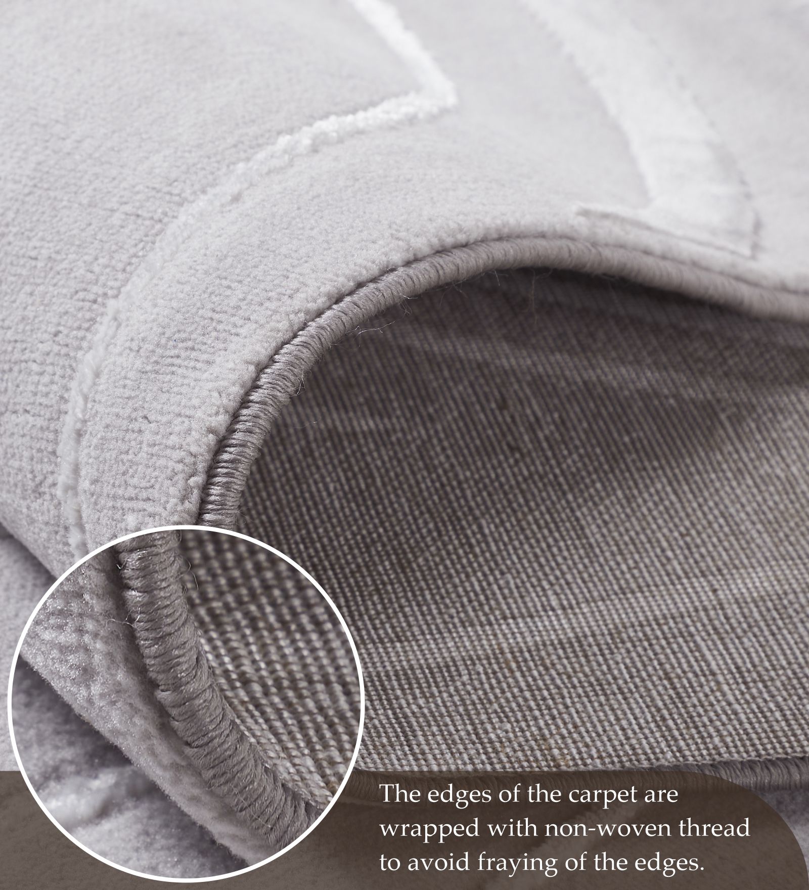 Tuscany Polyester Classical Runner Grey