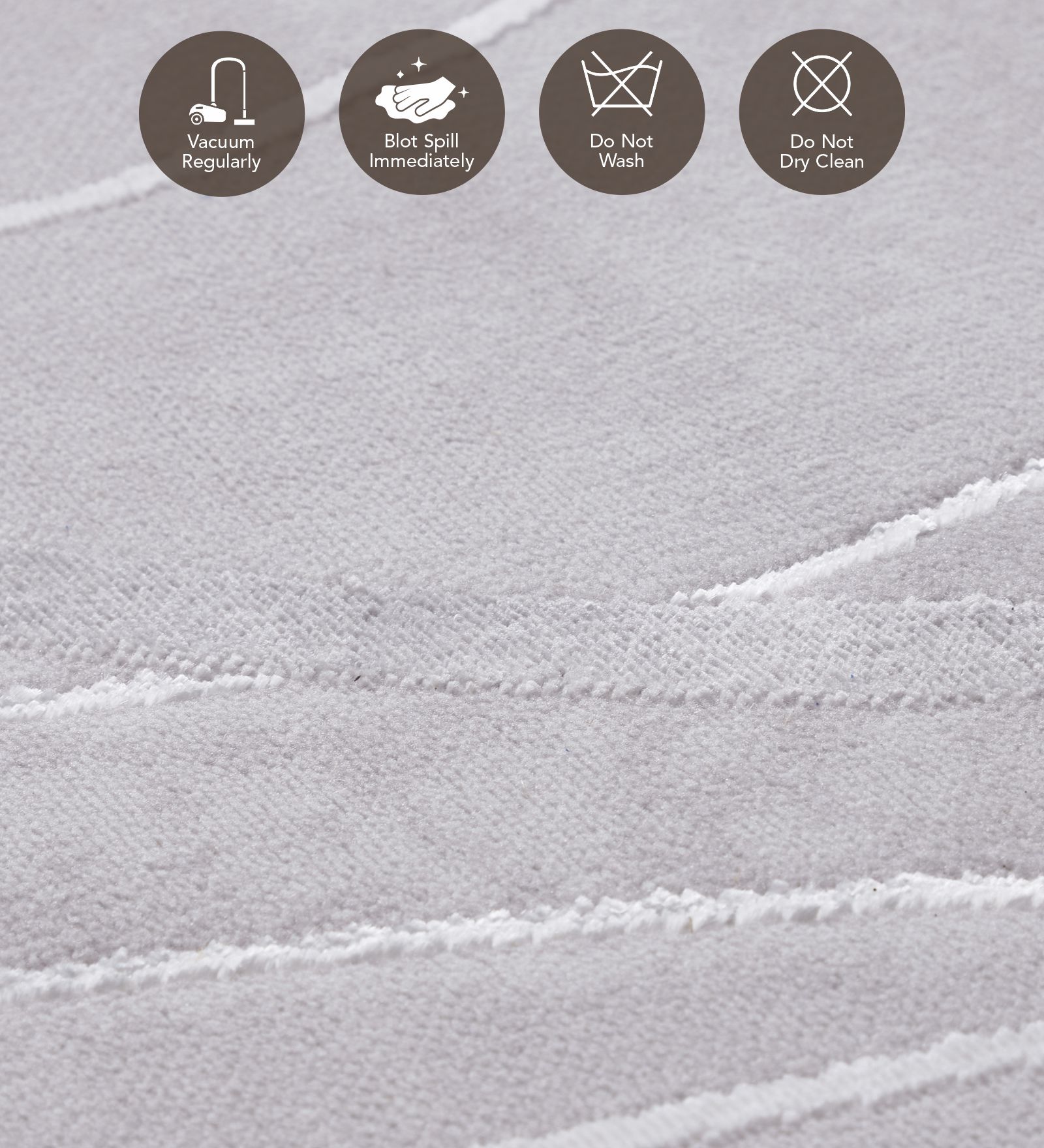 Tuscany Polyester Classical Runner Grey