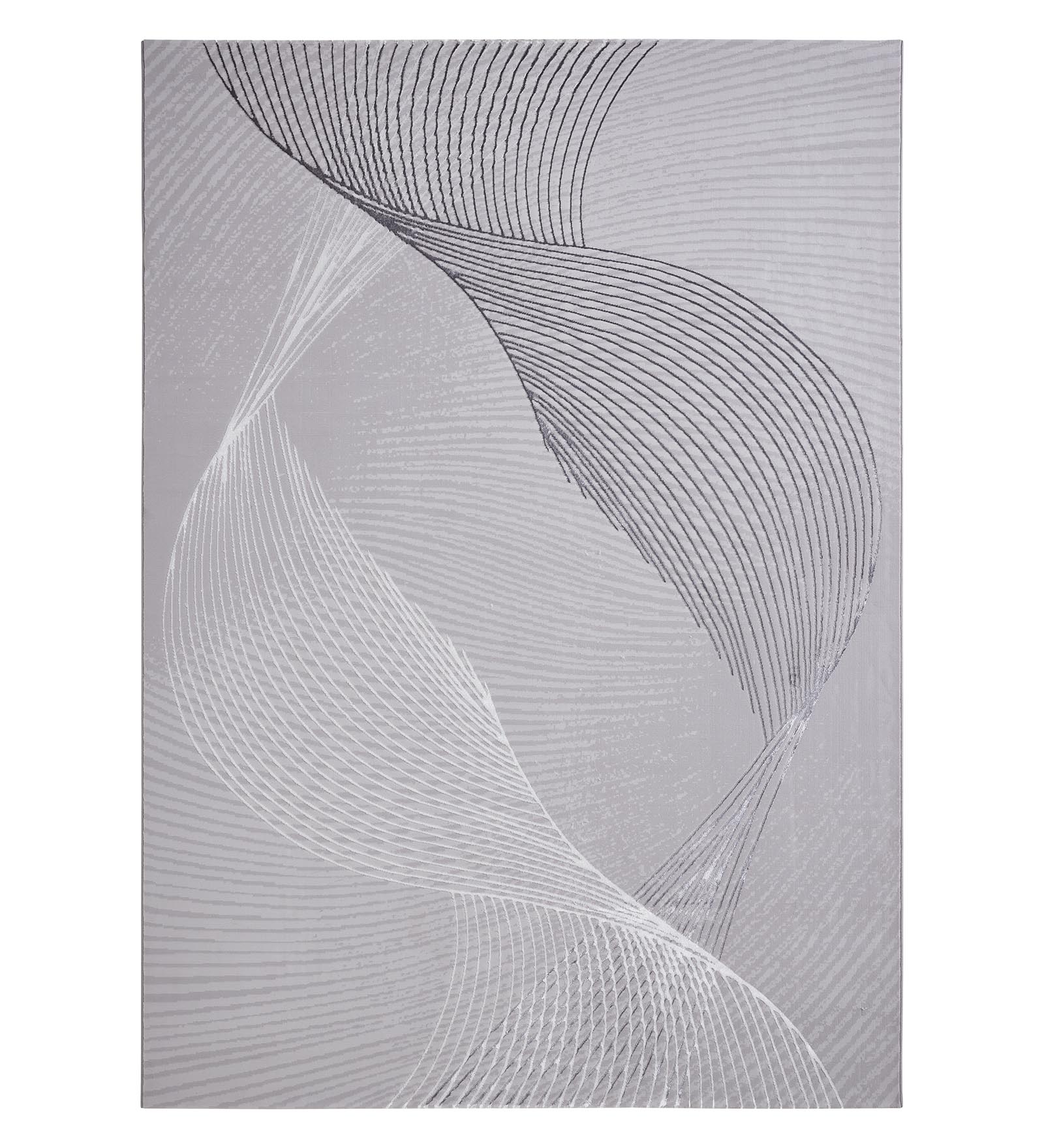 Tuscany Polyester Abstract Carpet Grey