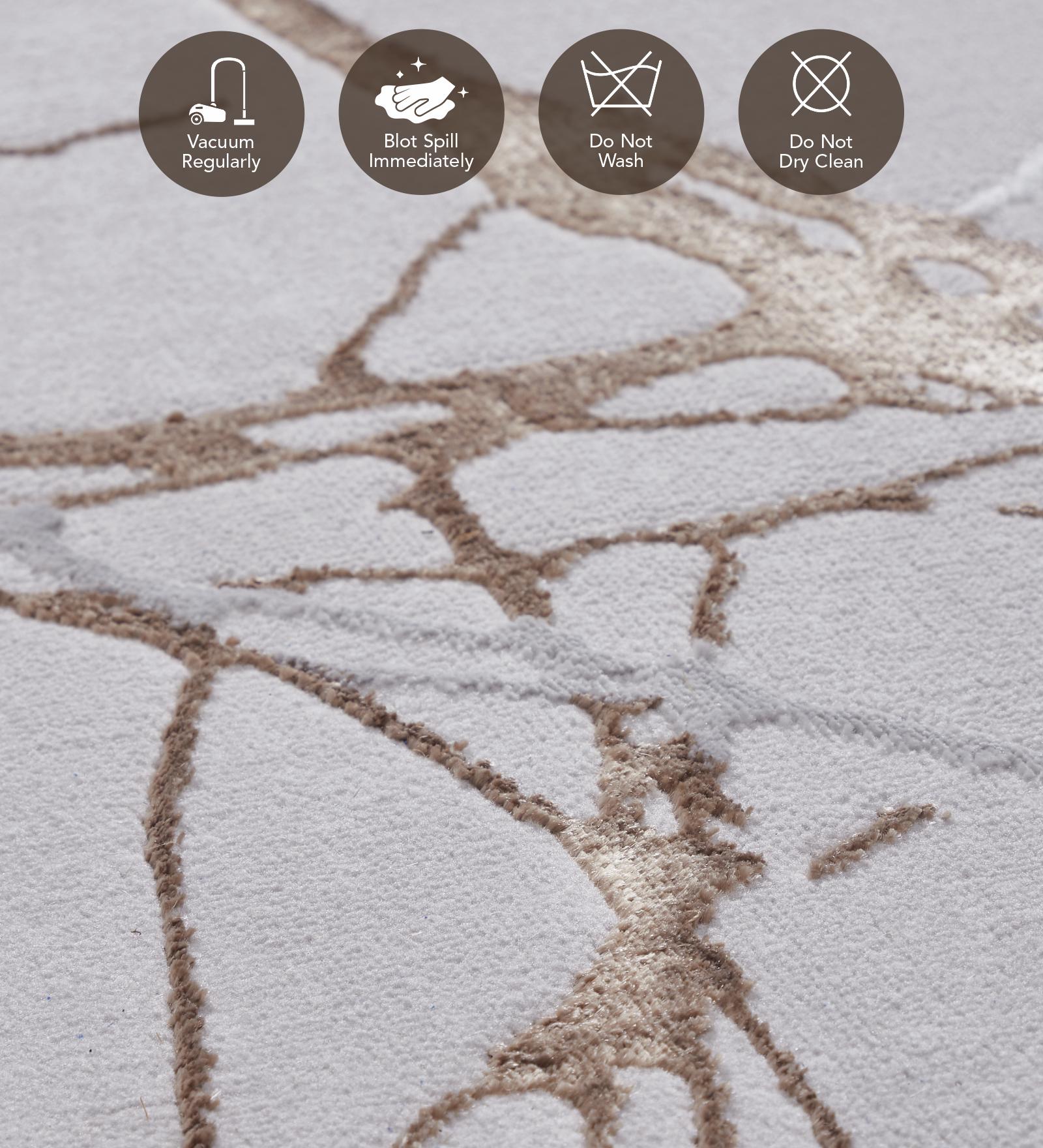 Tuscany Polyester Stripes Carpet Grey