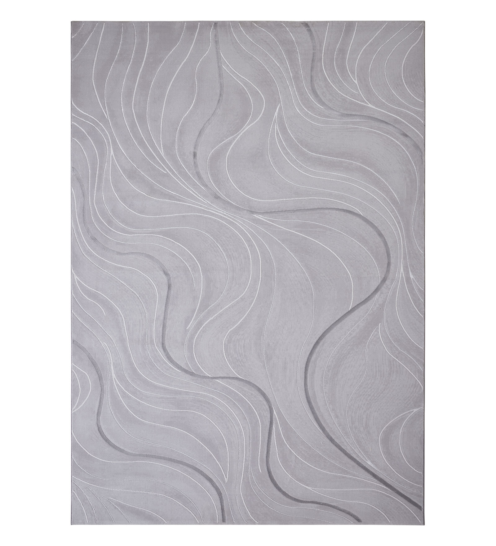 Tuscany Polyester Modern Carpet Grey