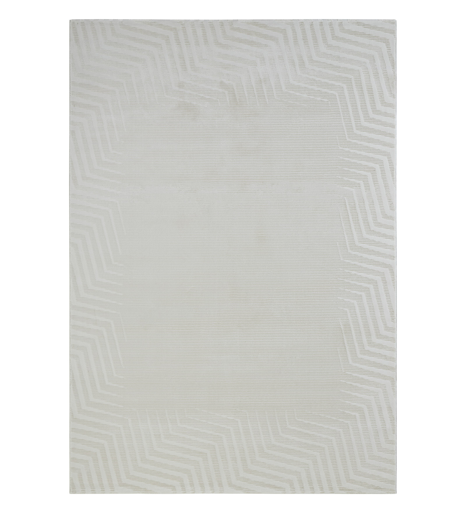 Penny Polyester Abstract Carpet Cream