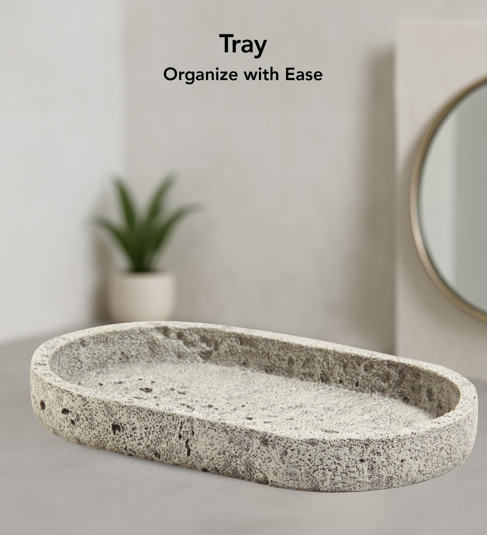 Myra 3 Pcs Polyresin Bath Set Grey