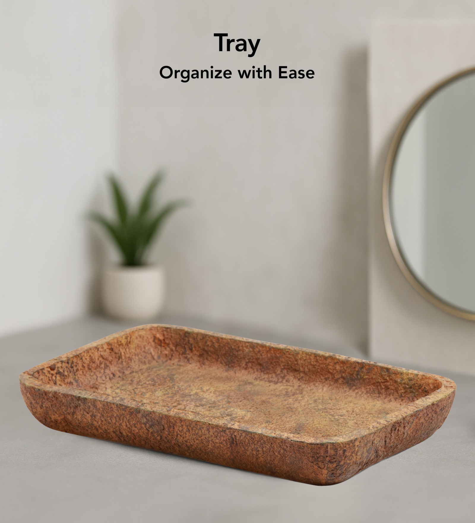 Myra 3 Pcs Polyresin Bath Set Chocolate