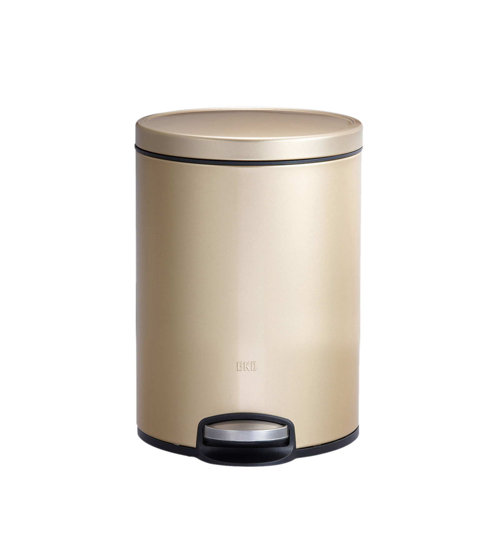 Eko 9115 Artistic Soft Close Fingerprint Resistant Step Bin Champagne Gold