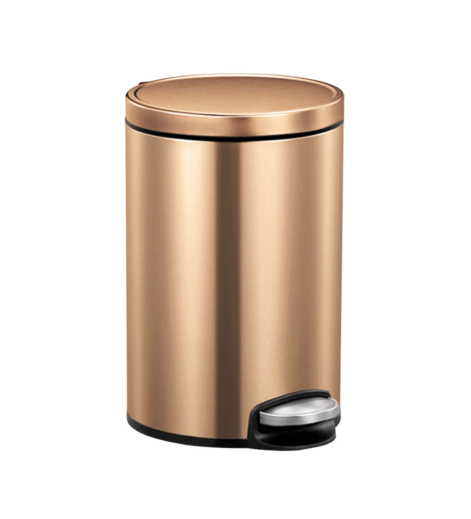 Eko 9115 Artistic Soft Close Fingerprint Resistant Step Bin Bronze Copper