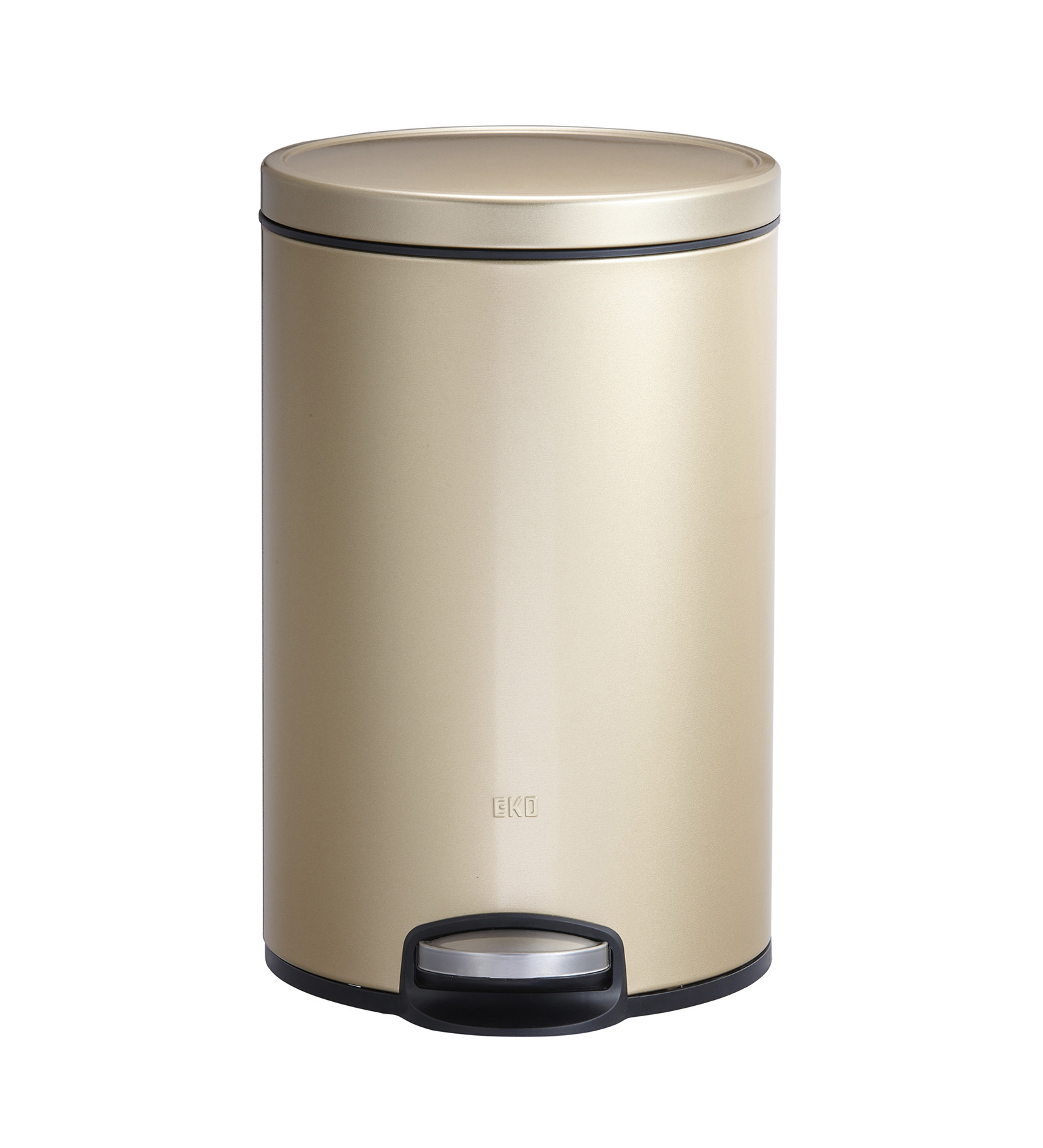 Eko 9115 Artistic Soft Close Fingerprint Resistant Step Bin Champagne Gold