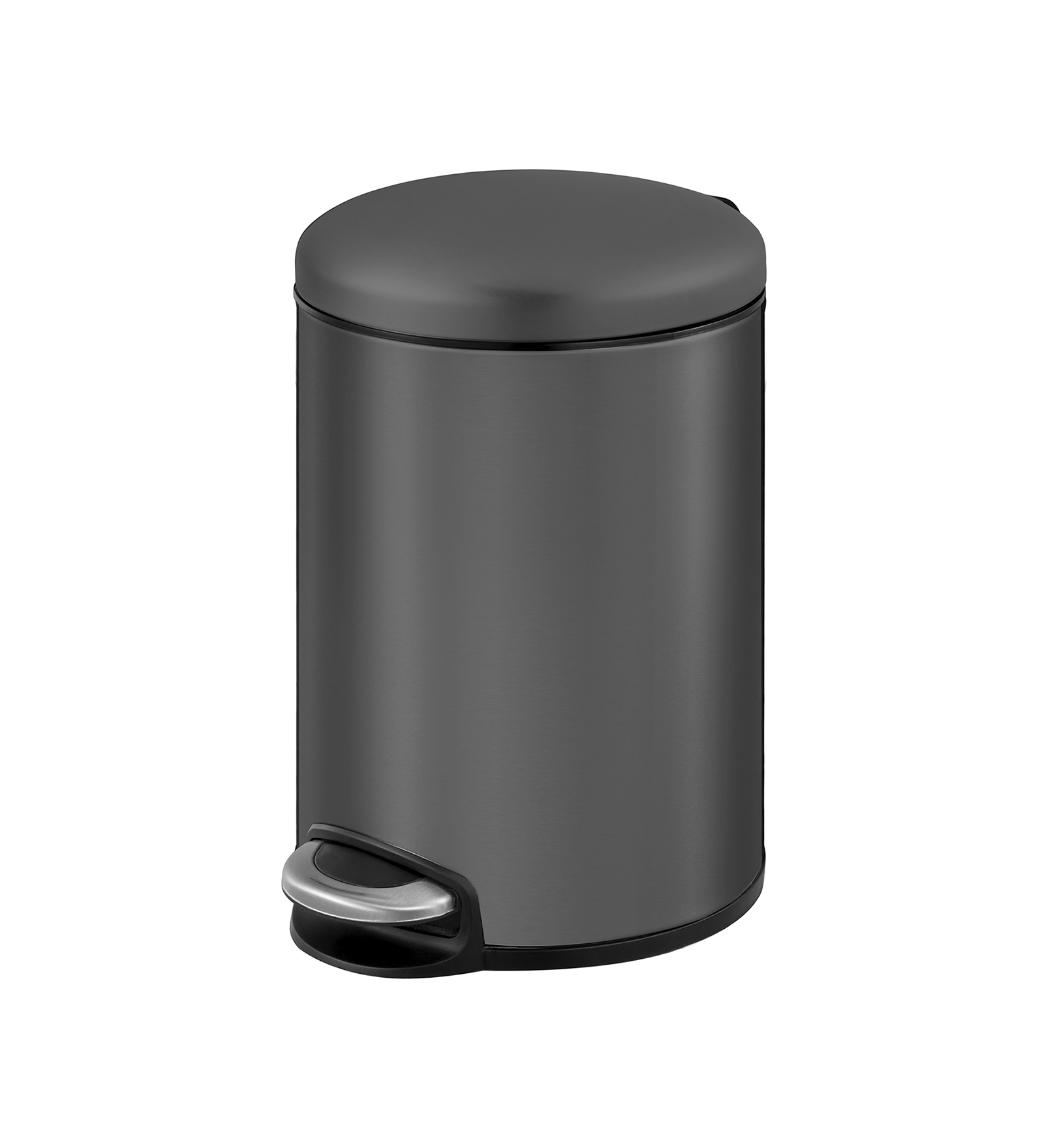Eko 9213 Maggey Stainless Steel Fingerprint Resistant Step Bin Titanium Grey