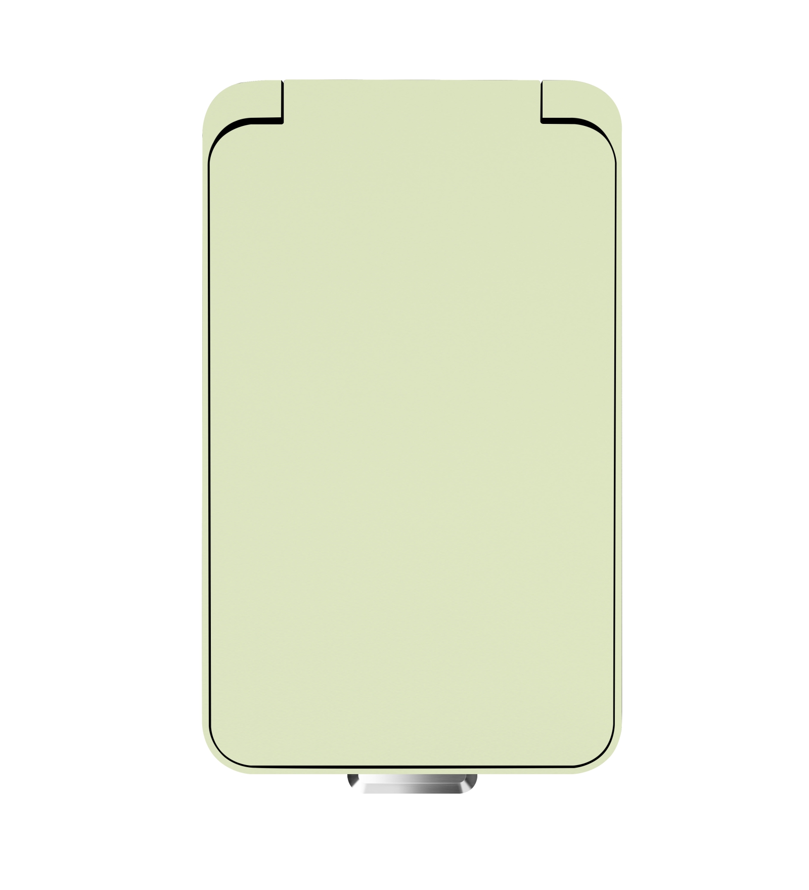 Eko 6377 Hana Fingerprint Resistant Plastic Bin Green