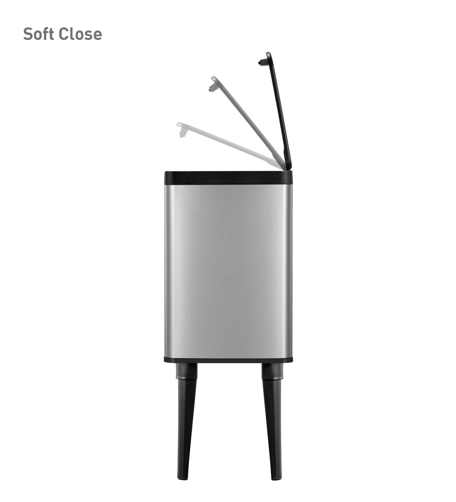 Eko 8128 Fingerprint Resistant Sensor Bin Metallic