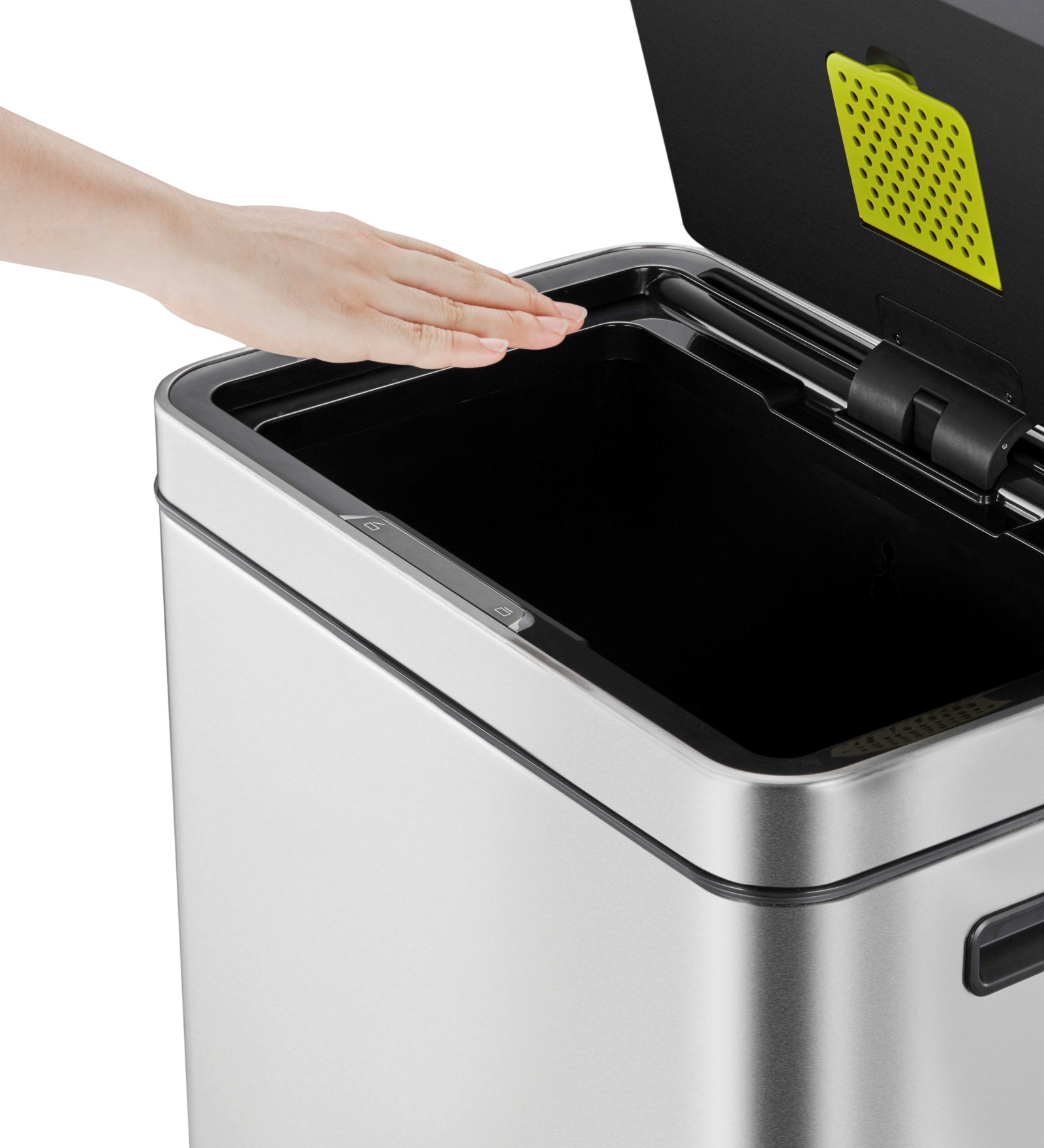 Eko Rechargeable Sensor Bin Metallic