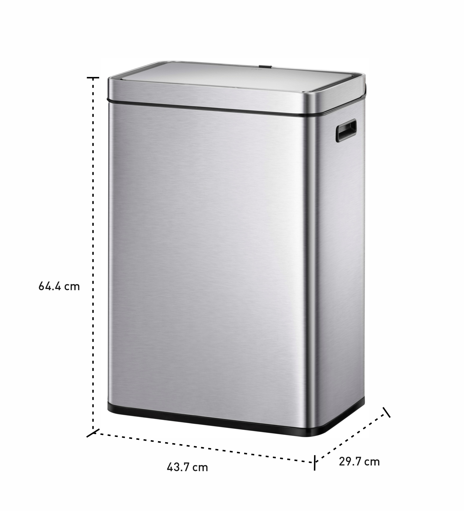 Eko Rechargeable Sensor Bin Metallic