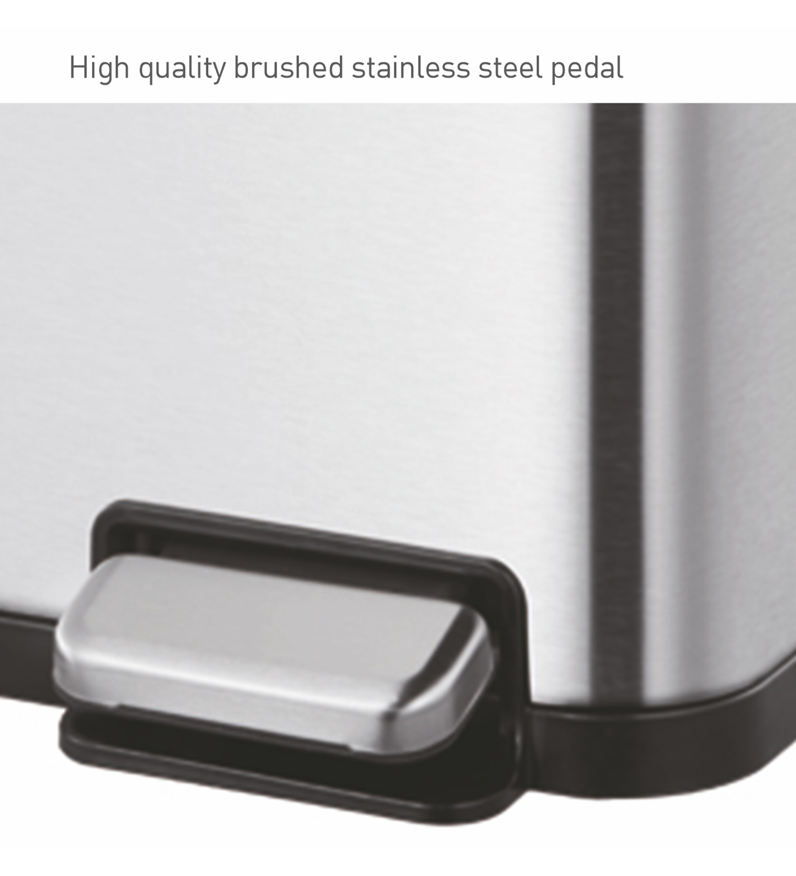 EKO 9129 Eco Casa II Double Liner Recycling Step Bin Metallic