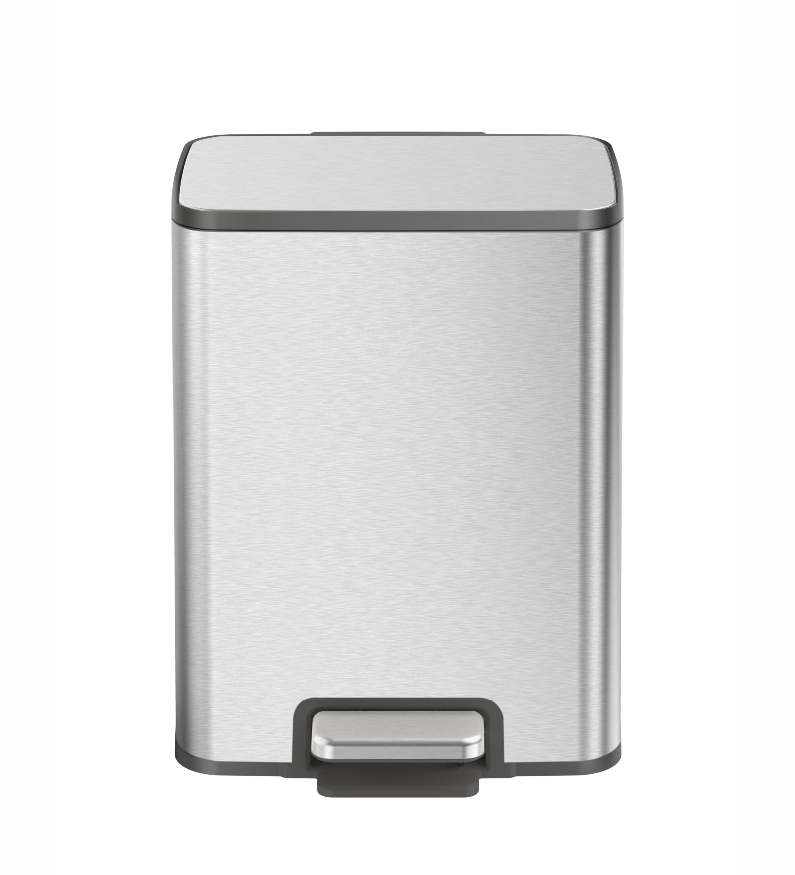 Eko 9161 Marina Fingerprint resistant Step Bin Metallic