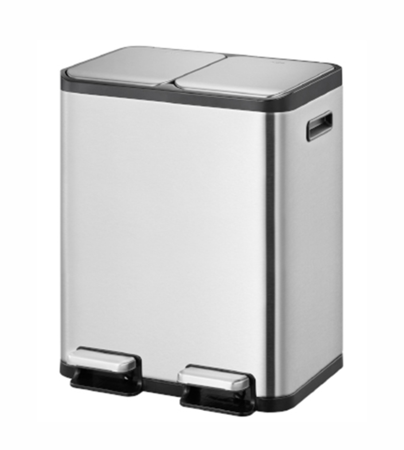Eko 9129 Eco Casa II Fingerprint Resistant Step Bin Metallic