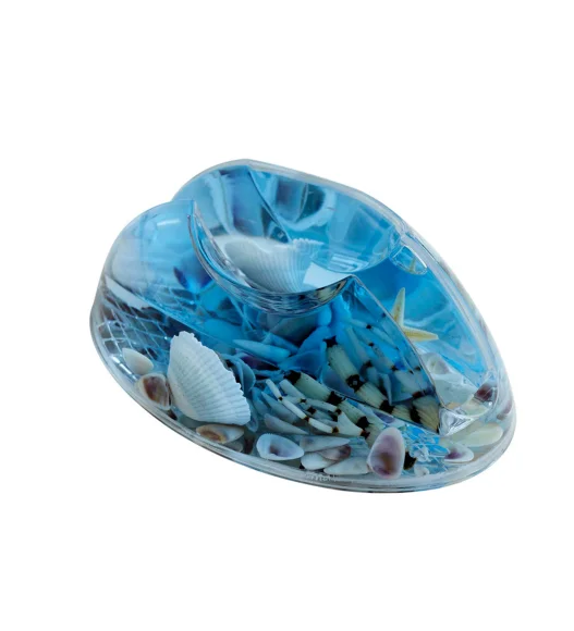 Agua Acrylic Acrylic Name Card Holder Blue